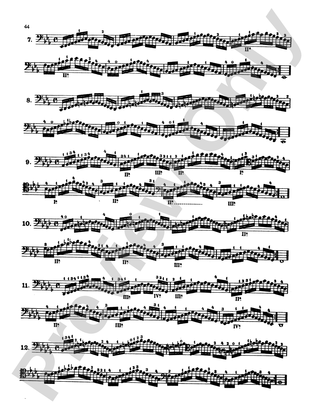 Klengel: Technical Studies (Complete): Cello Book