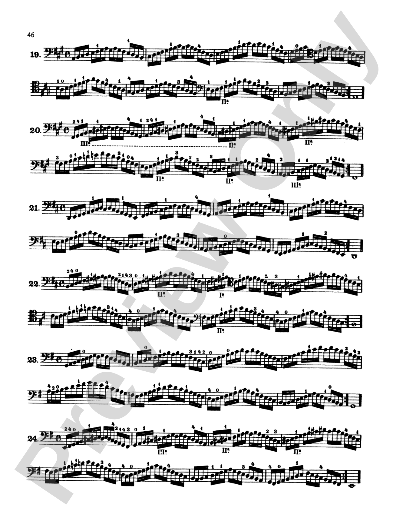 Klengel: Technical Studies (Complete): Cello Book