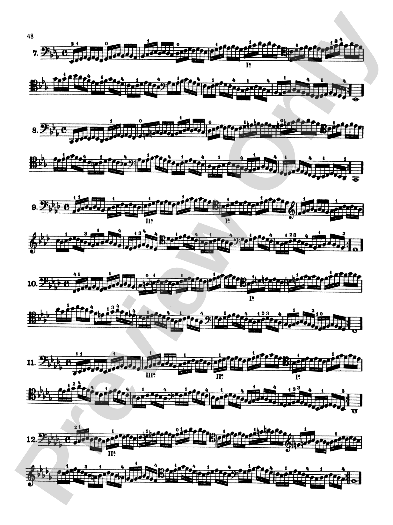 Klengel: Technical Studies (Complete): Cello Book
