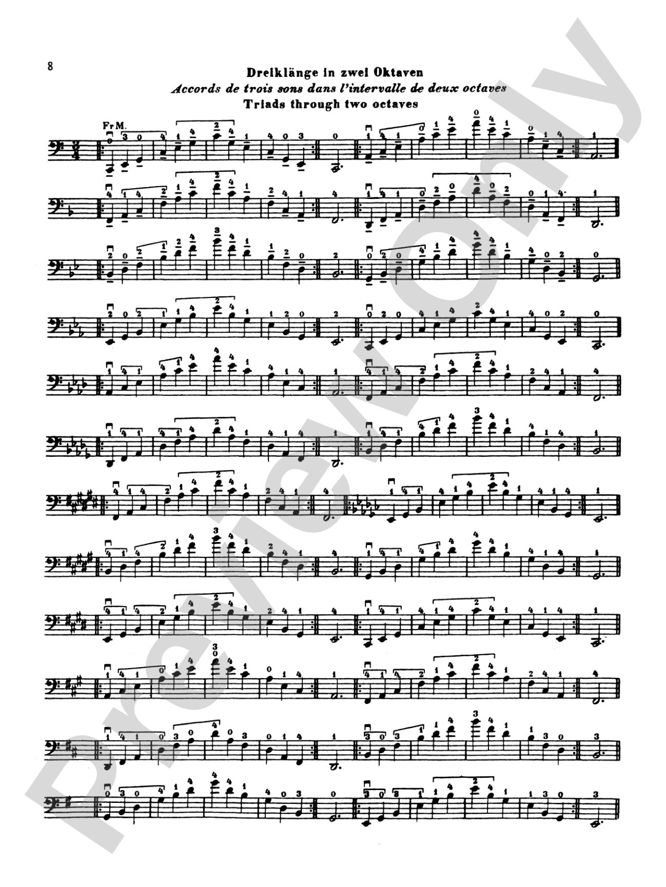Klengel: Technical Studies (Complete): Cello Book