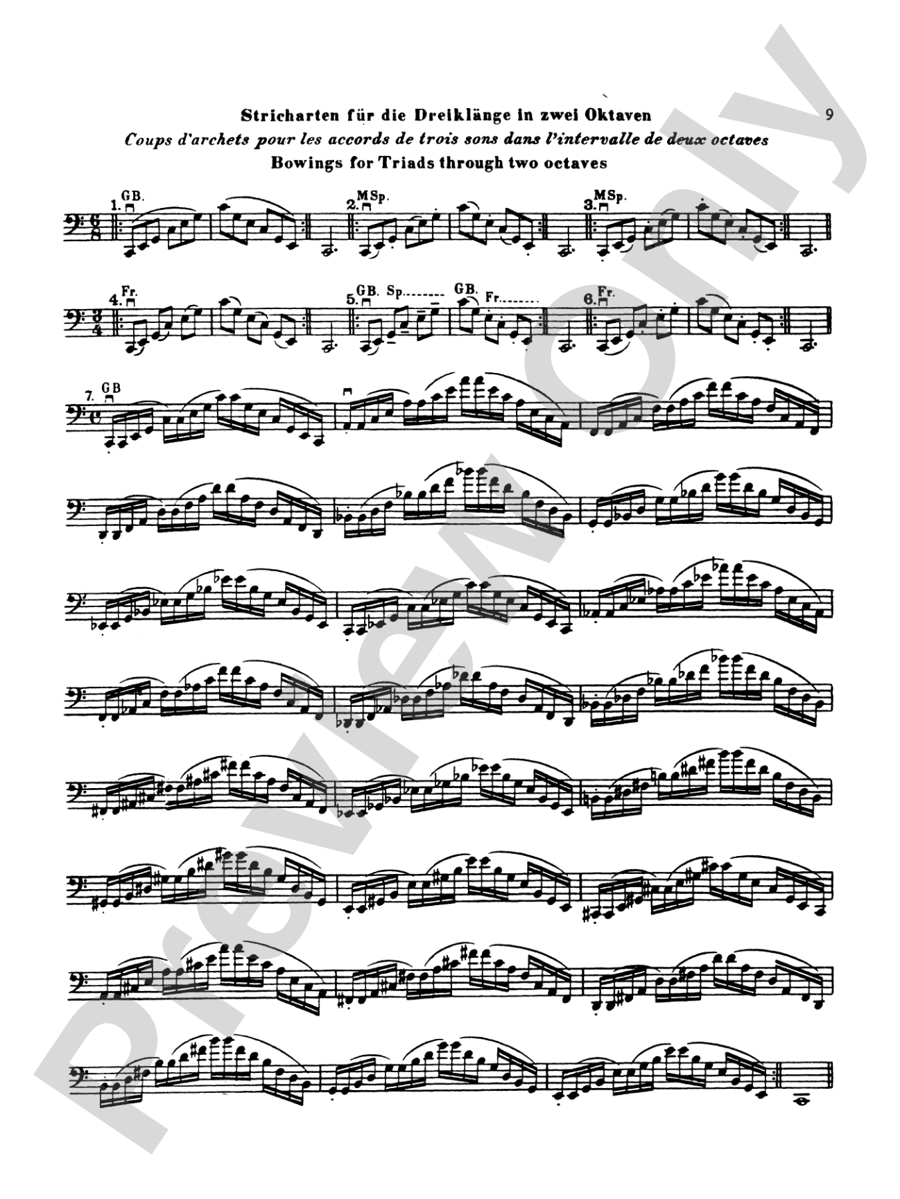 Klengel: Technical Studies (Complete): Cello Book
