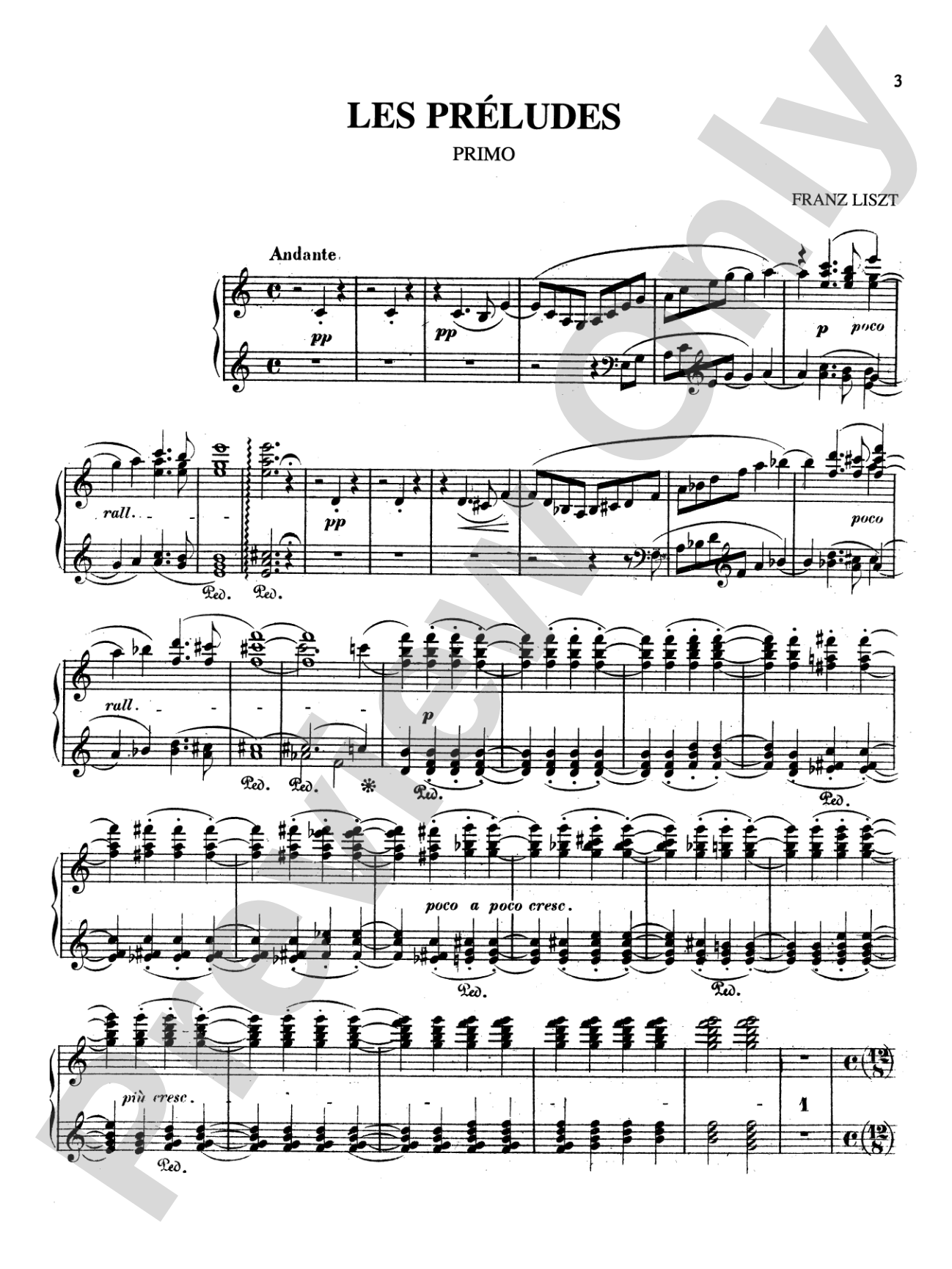 Liszt: Transcriptions of Orchestral Works: Piano Duet (1 Piano, 4 Hands) Book