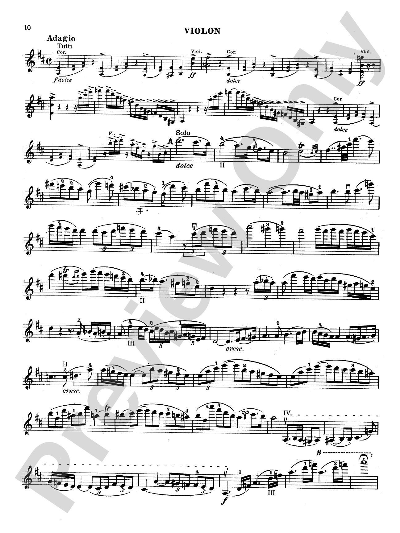 Paganini: Concerto No. 2 in B Minor, Op. 7: Violin Book