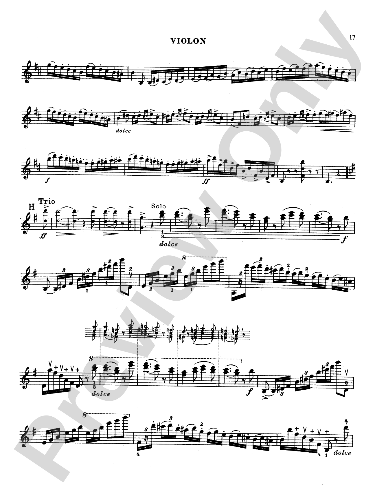 Paganini: Concerto No. 2 in B Minor, Op. 7: Violin Book