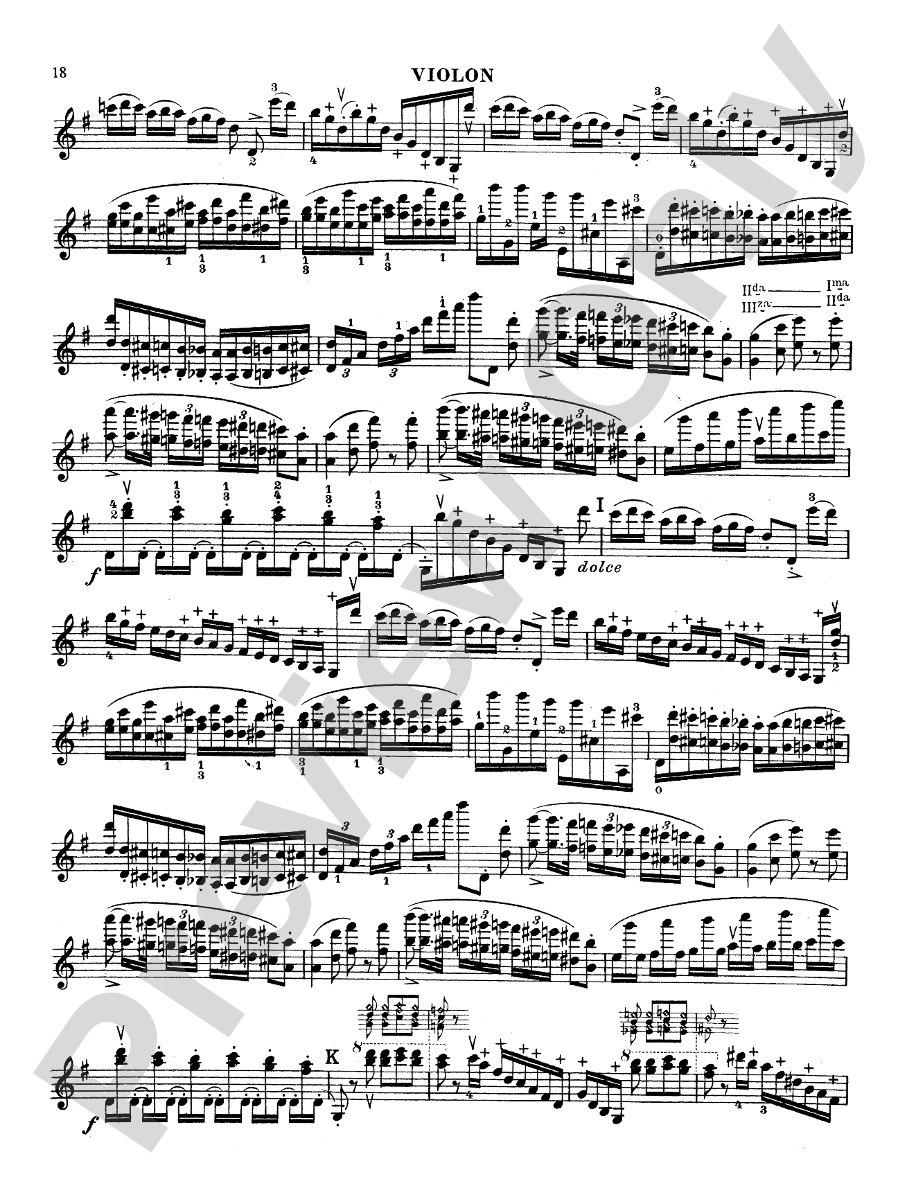 Paganini: Concerto No. 2 in B Minor, Op. 7: Violin Book