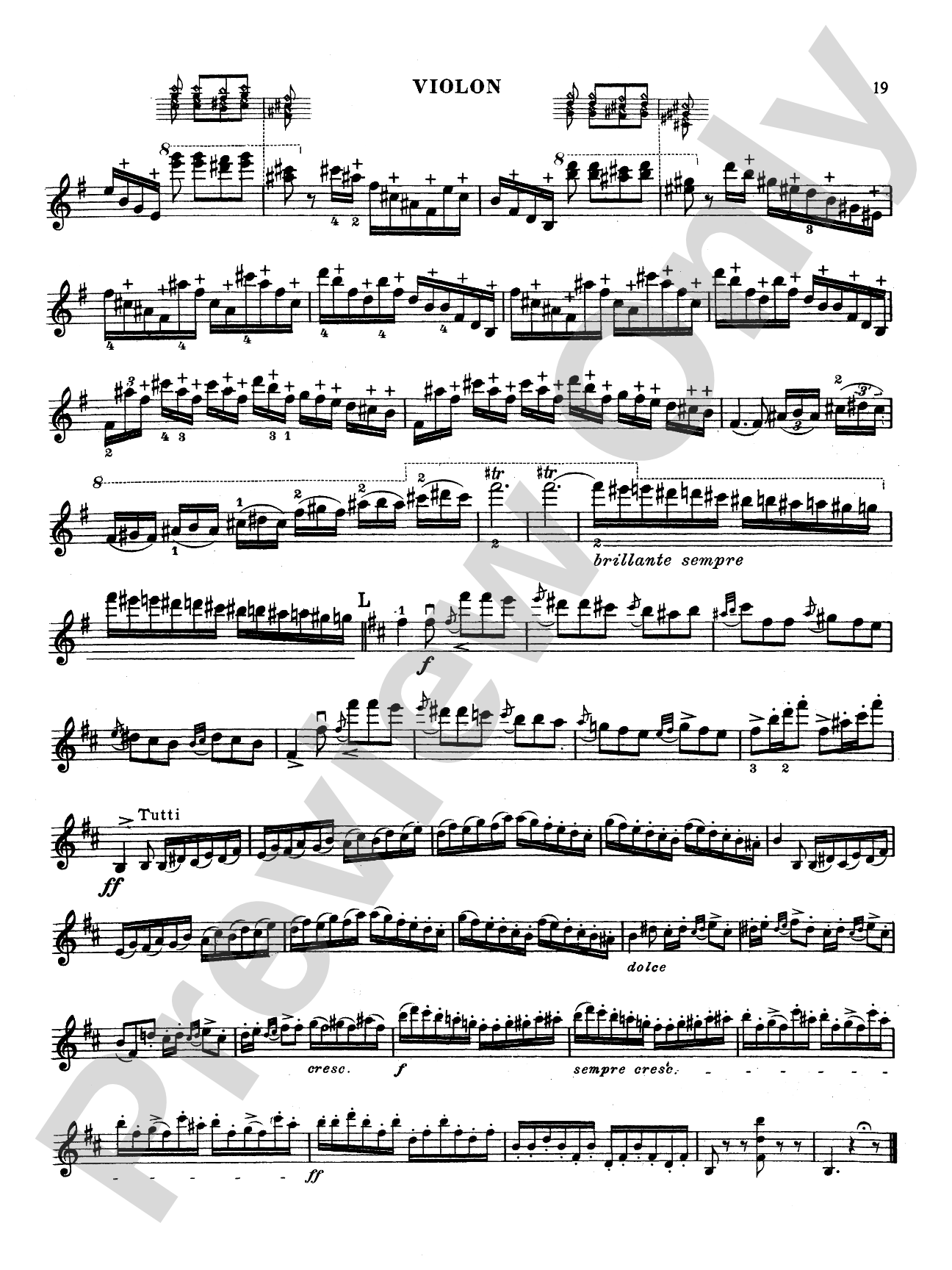 Paganini: Concerto No. 2 in B Minor, Op. 7: Violin Book