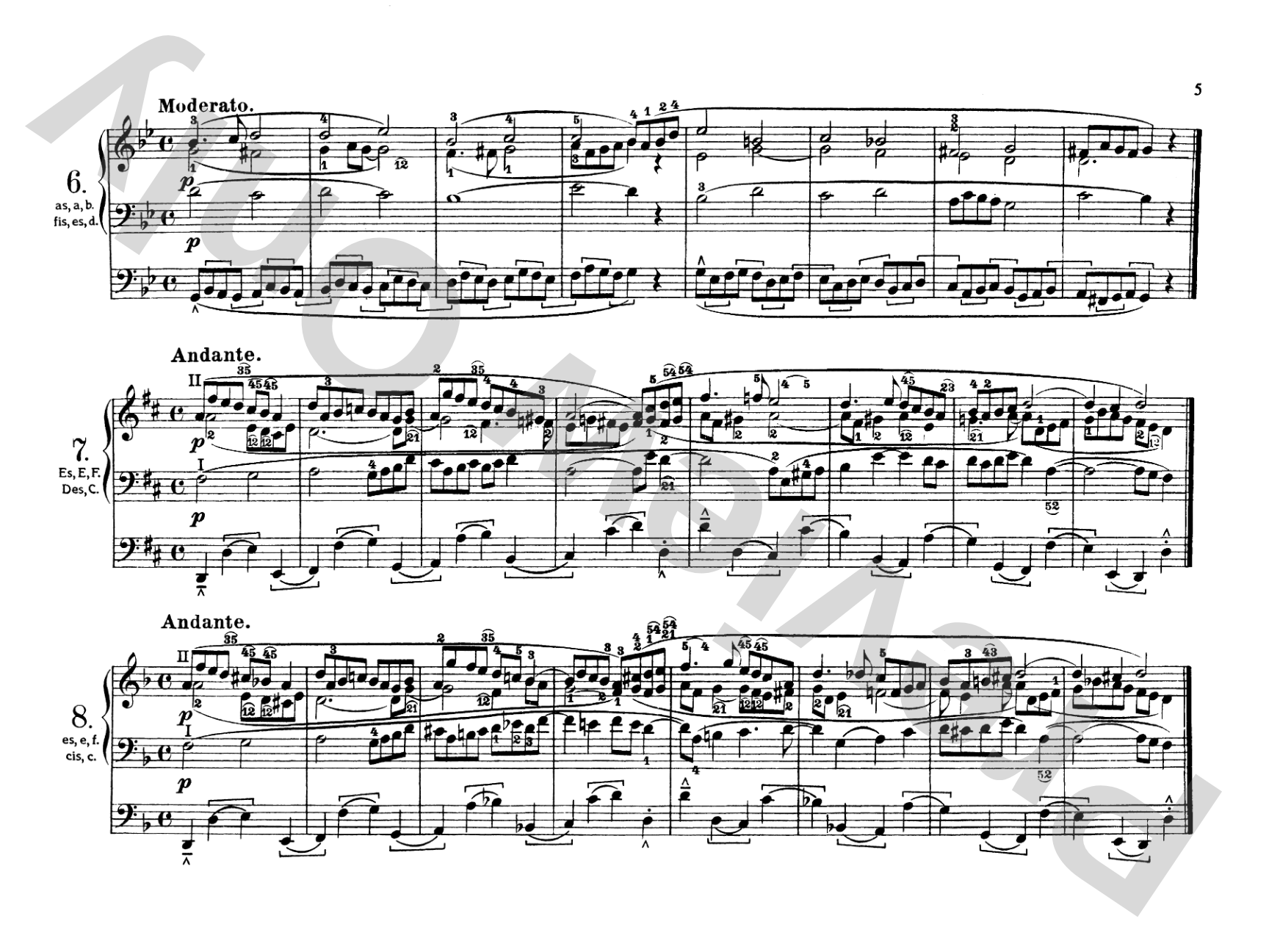 Schneider: Complete Pedal Studies, Op. 48 and 67: Organ Comb Bound Book