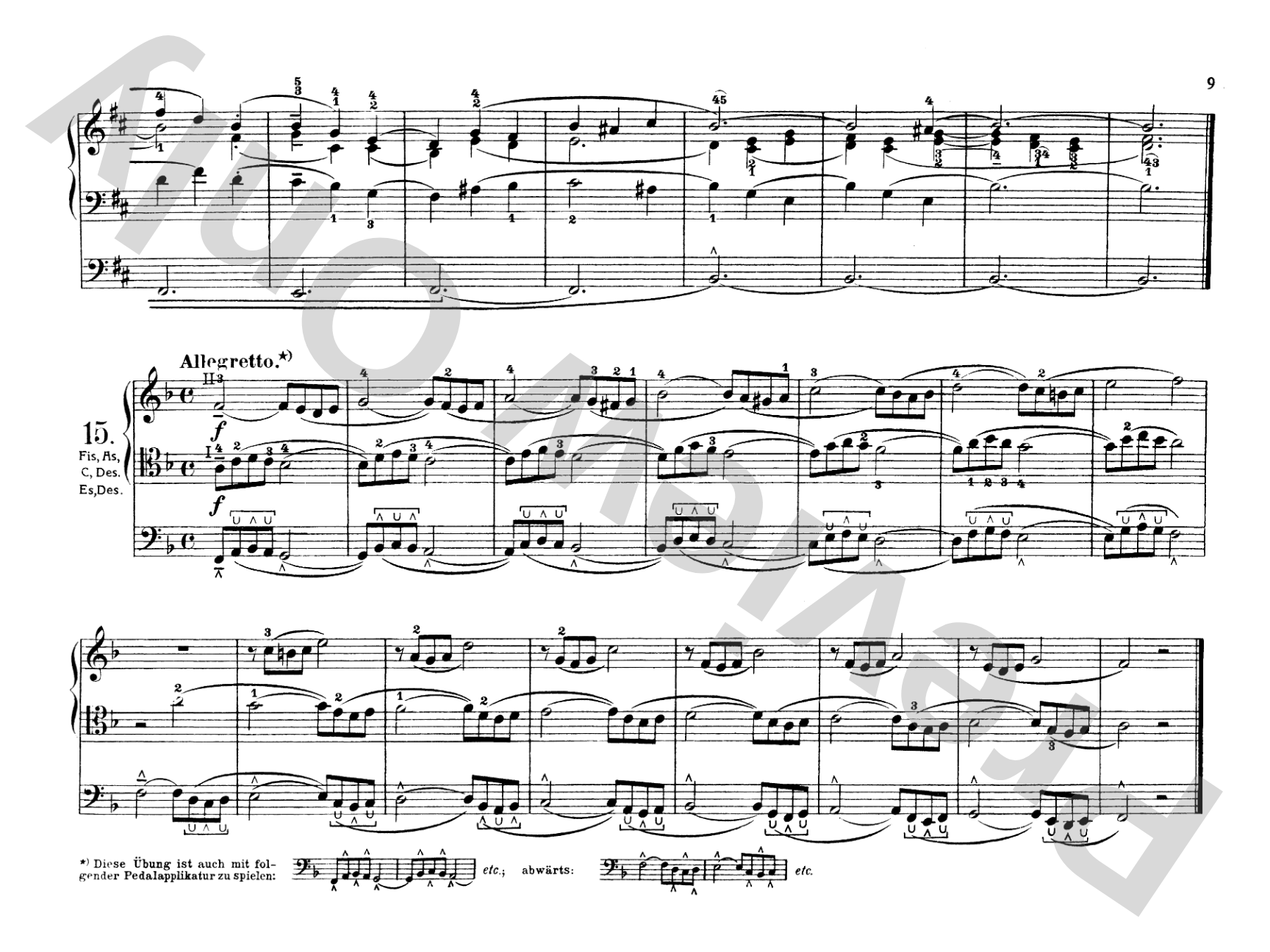 Schneider: Complete Pedal Studies, Op. 48 and 67: Organ Comb Bound Book