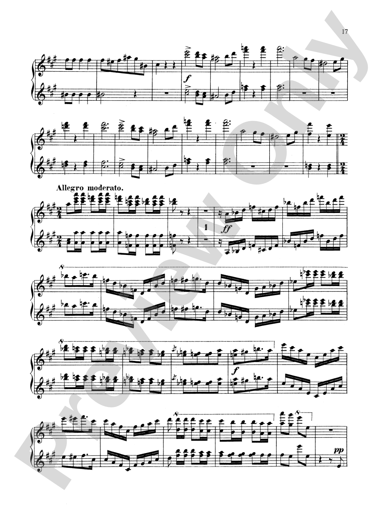 Strauss: Overtures: Piano Duet (1 Piano, 4 Hands) Book