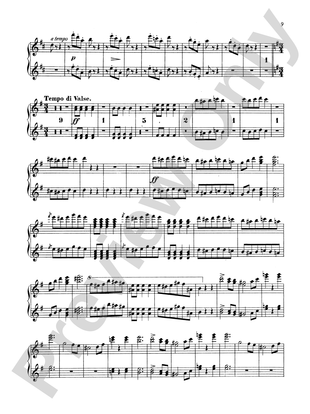Strauss: Overtures: Piano Duet (1 Piano, 4 Hands) Book