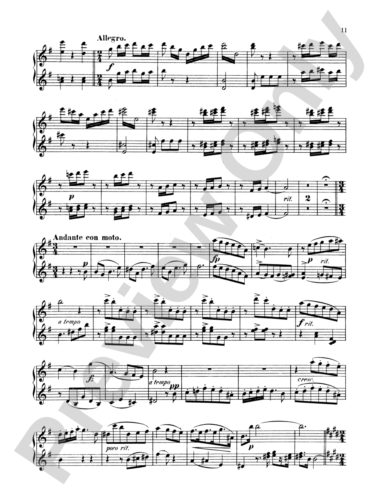 Strauss: Overtures: Piano Duet (1 Piano, 4 Hands) Book
