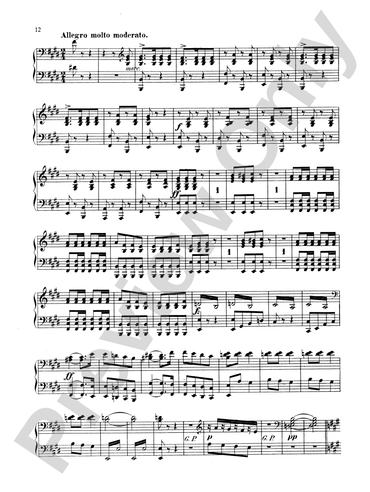 Strauss: Overtures: Piano Duet (1 Piano, 4 Hands) Book