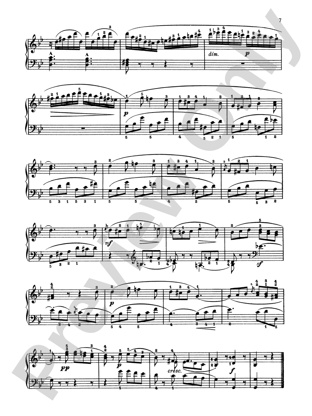 Dussek: Six Pieces: Piano Book