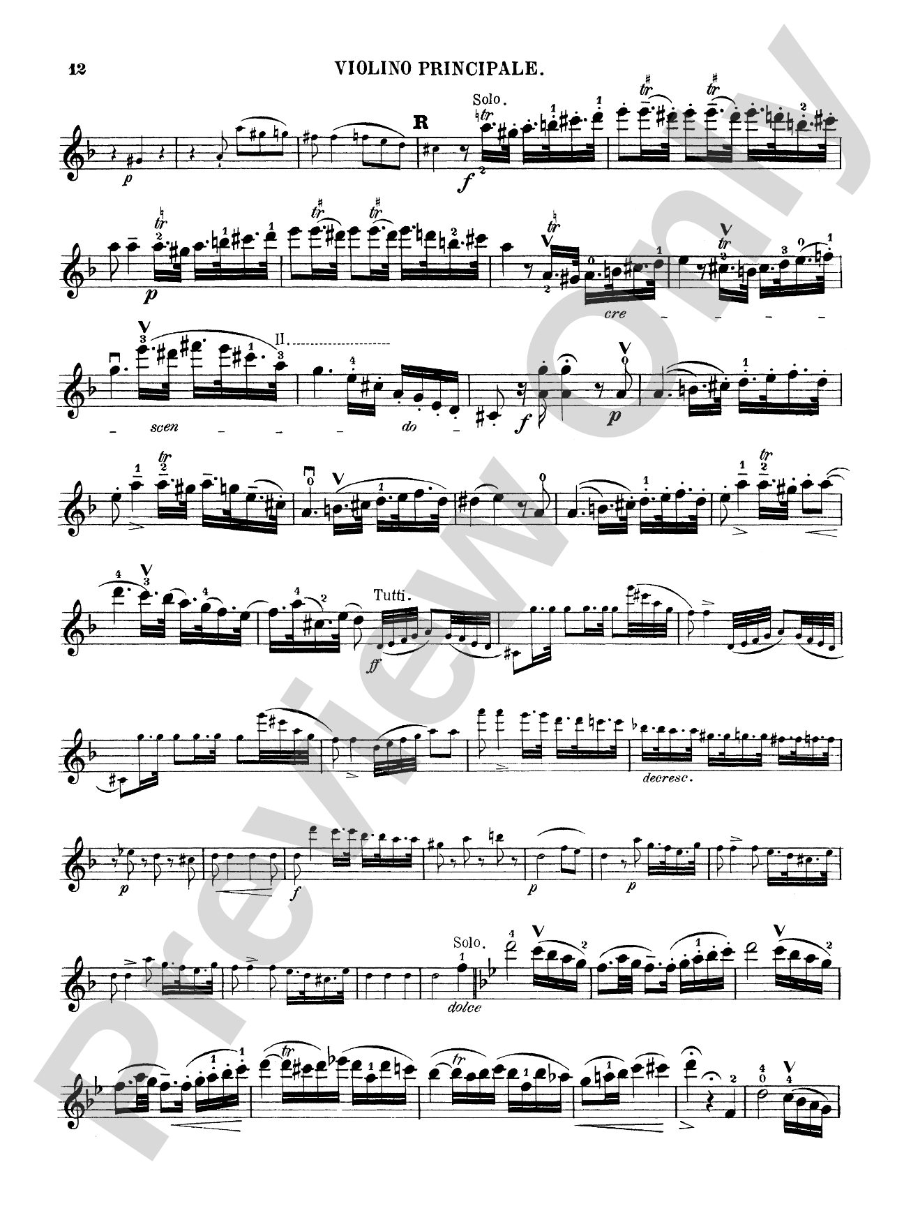 Spohr: Concerto No. 2 in D Minor, Op. 2: Violin Book