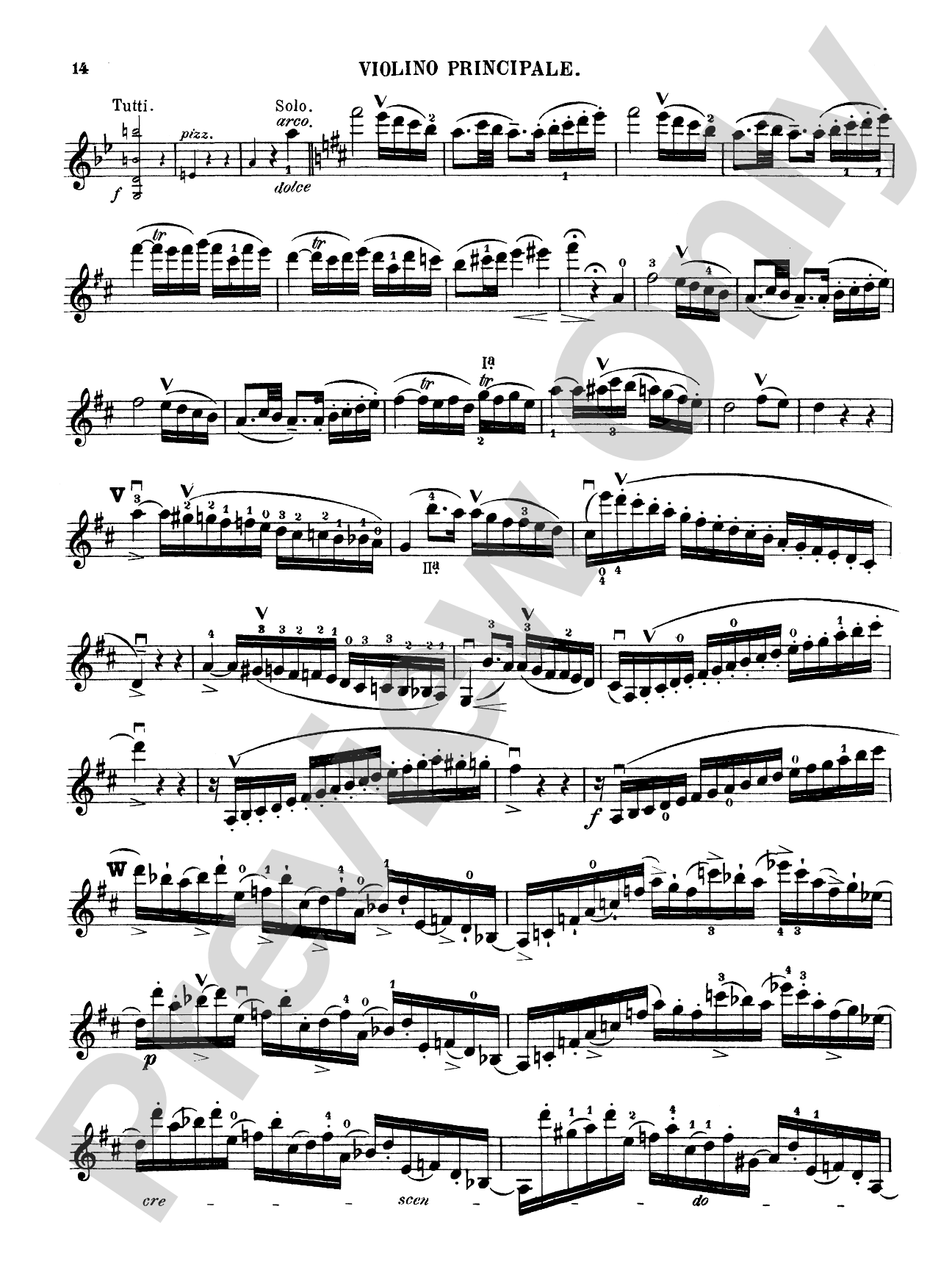 Spohr: Concerto No. 2 in D Minor, Op. 2: Violin Book