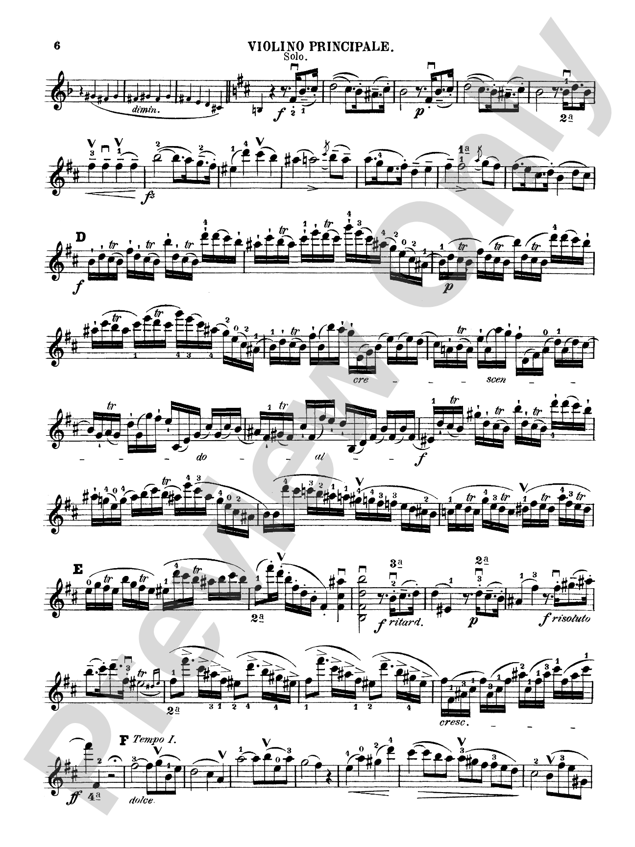 Spohr: Concerto No. 2 in D Minor, Op. 2: Violin Book