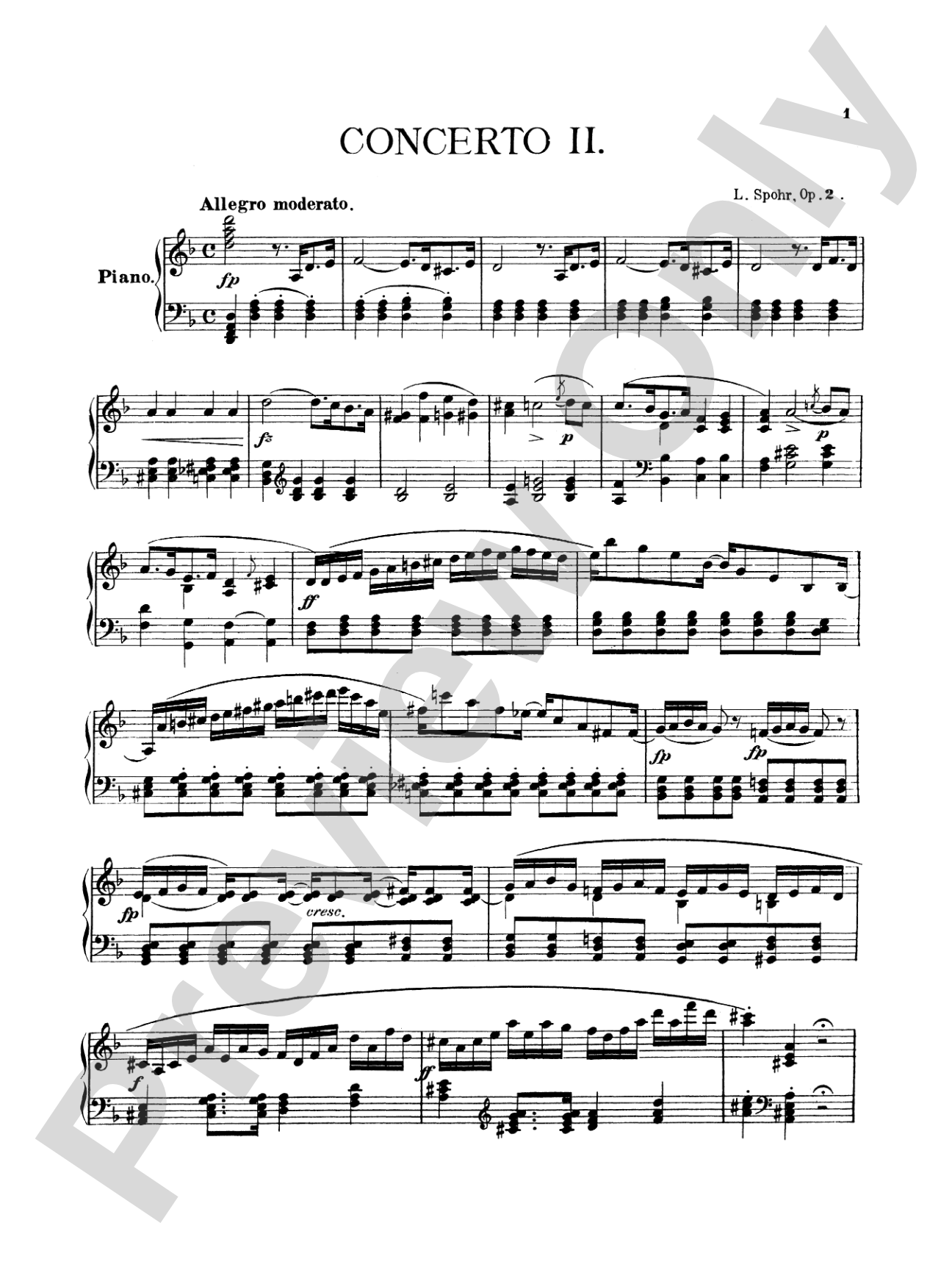 Spohr: Concerto No. 2 in D Minor, Op. 2