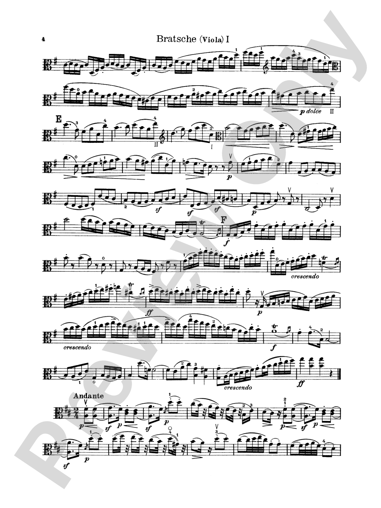 Romberg: Three Duets, Op. 4: Viola Book
