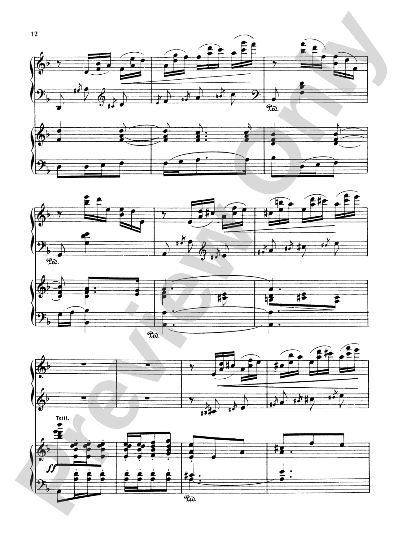 Albéniz: Rapsodia Española, Op. 70: Piano Duo (2 Pianos, 4 Hands) Book (2 copies required)