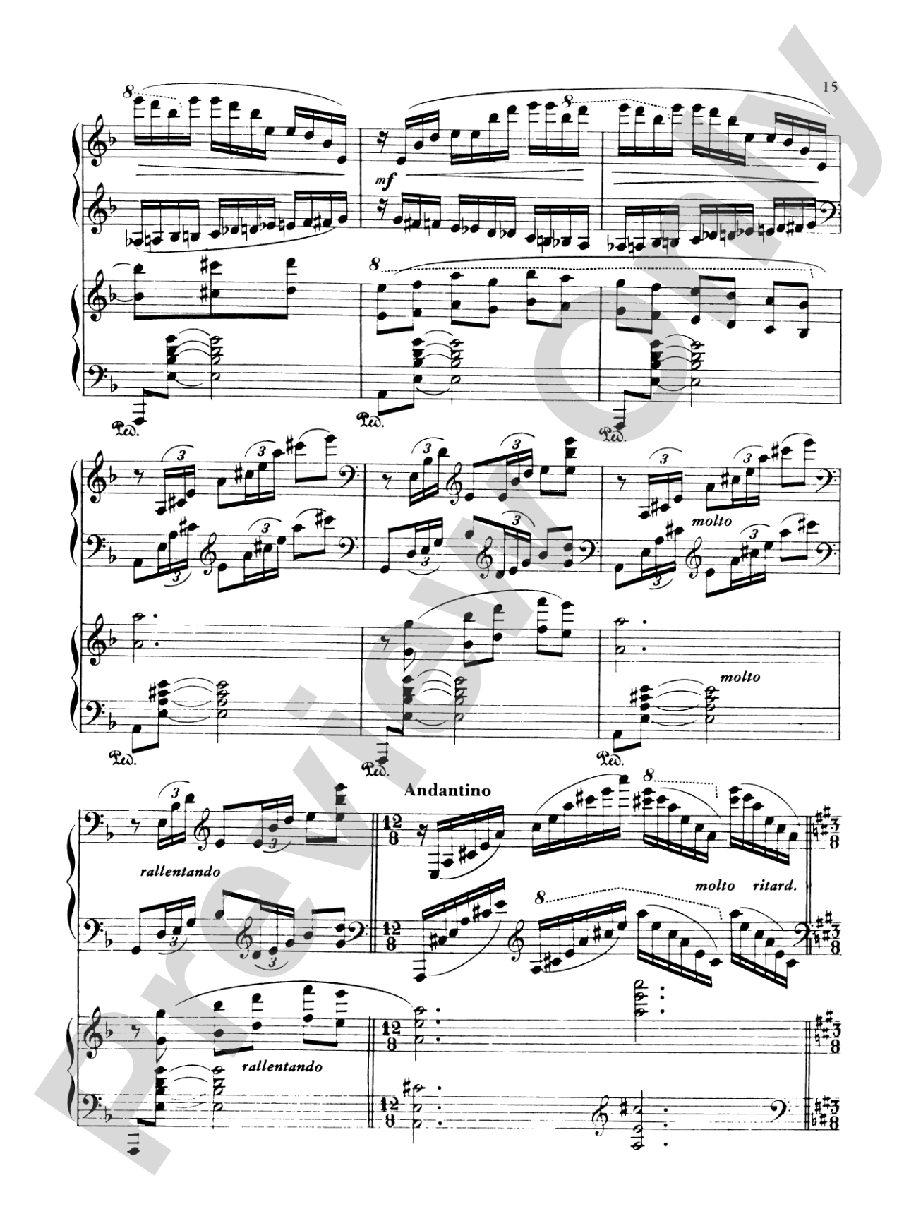 Albéniz: Rapsodia Española, Op. 70: Piano Duo (2 Pianos, 4 Hands) Book (2 copies required)