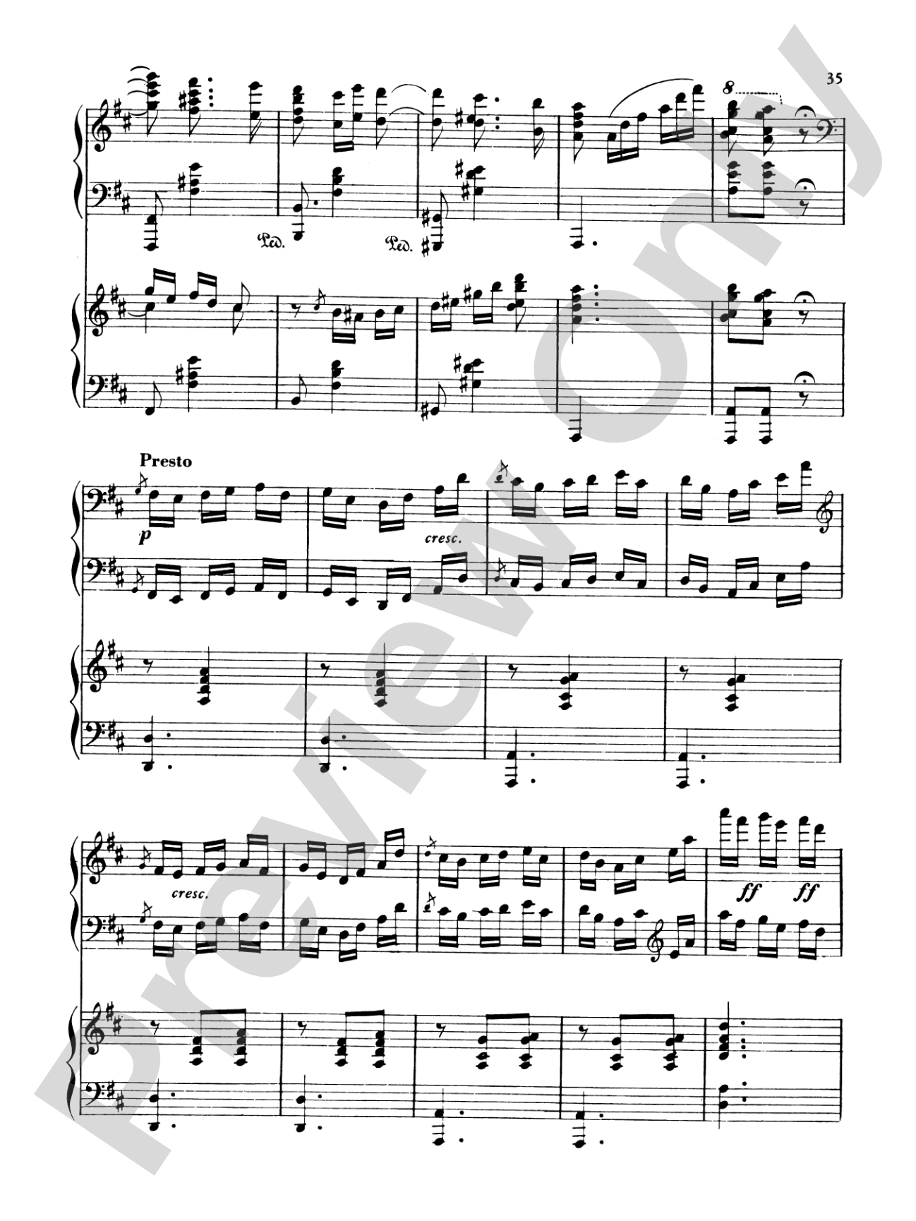 Albéniz: Rapsodia Española, Op. 70: Piano Duo (2 Pianos, 4 Hands) Book (2 copies required)