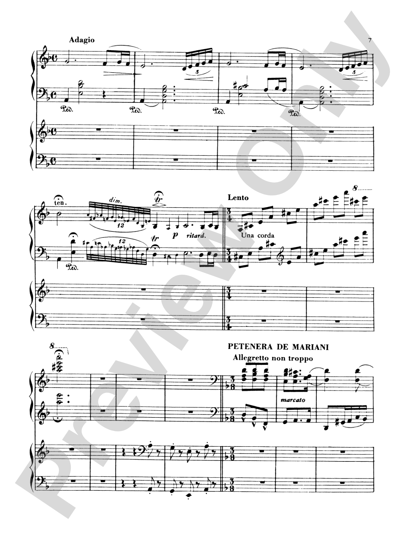 Albéniz: Rapsodia Española, Op. 70: Piano Duo (2 Pianos, 4 Hands) Book (2 copies required)