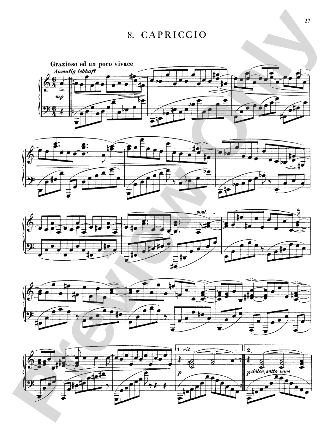 Brahms: Eight Pieces, Op. 76