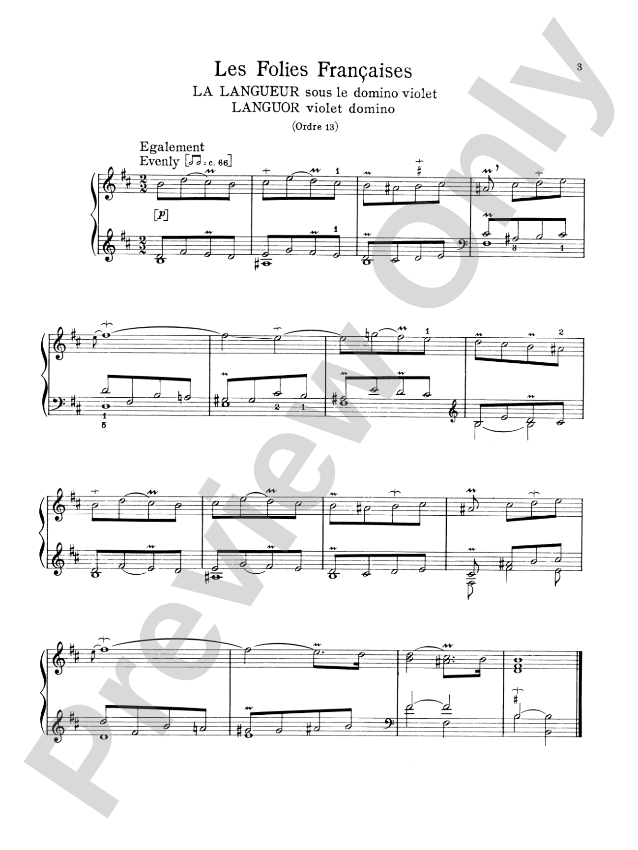 Couperin: The Graded Couperin (Ed. Marthe Motchane)