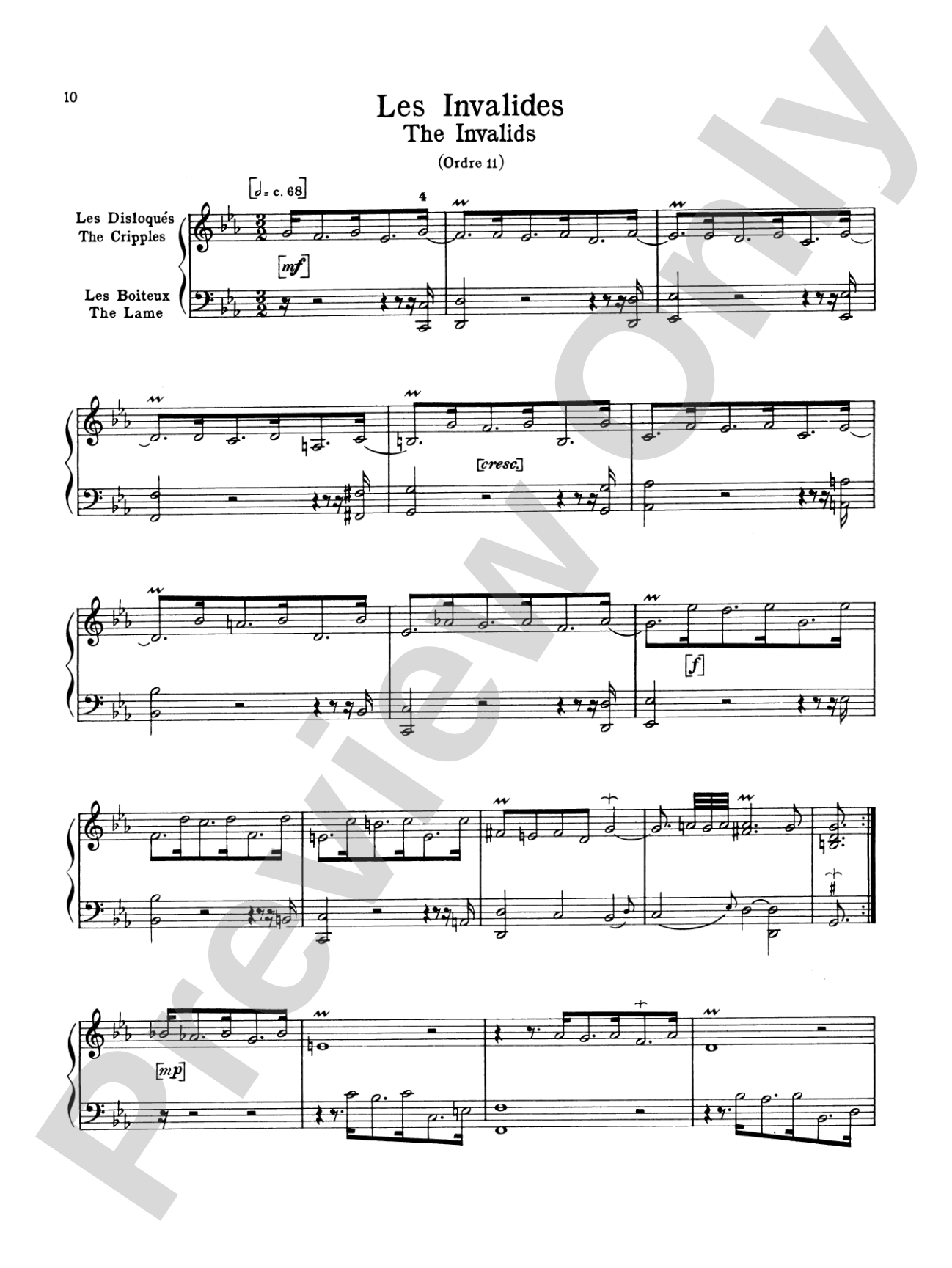 Couperin: The Graded Couperin (Ed. Marthe Motchane)