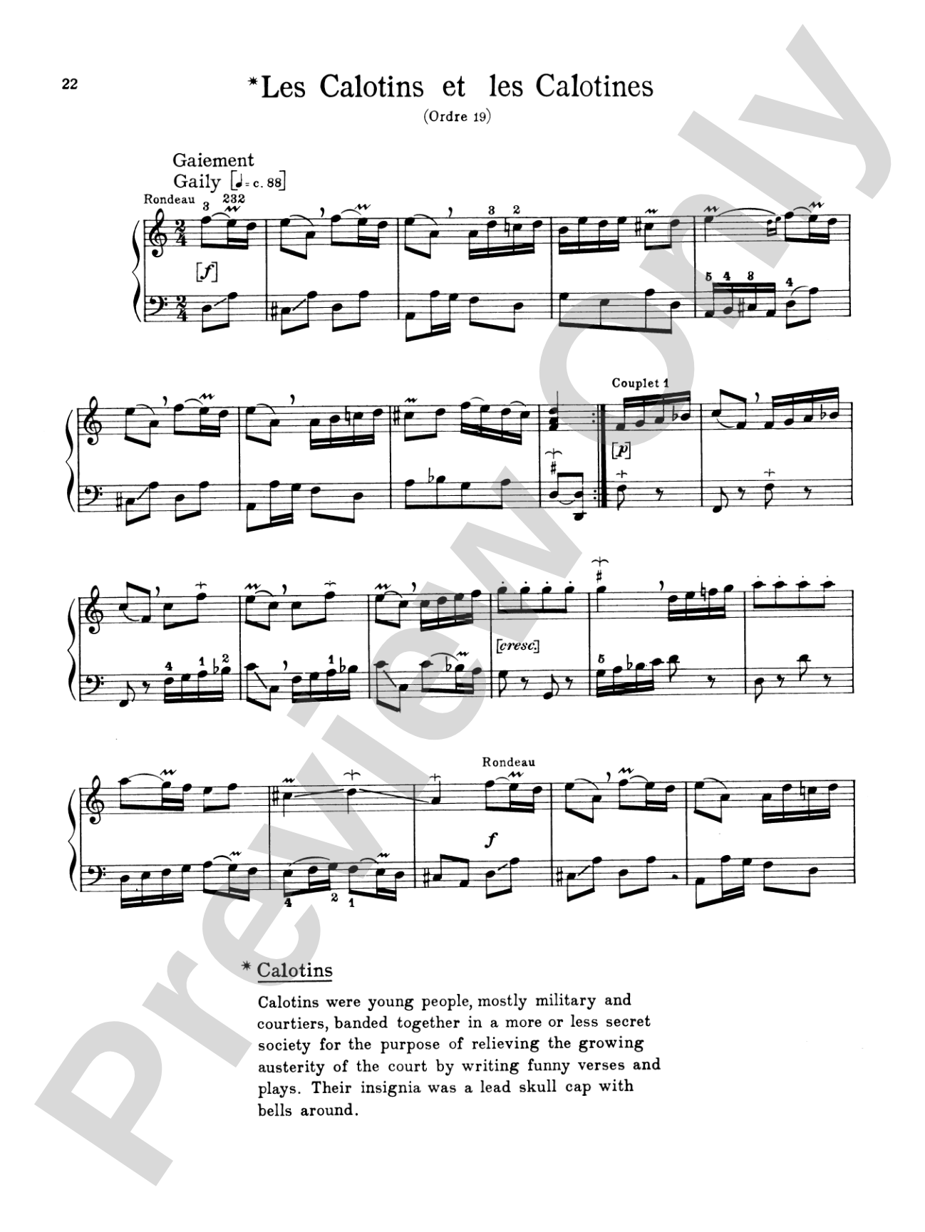 Couperin: The Graded Couperin (Ed. Marthe Motchane)