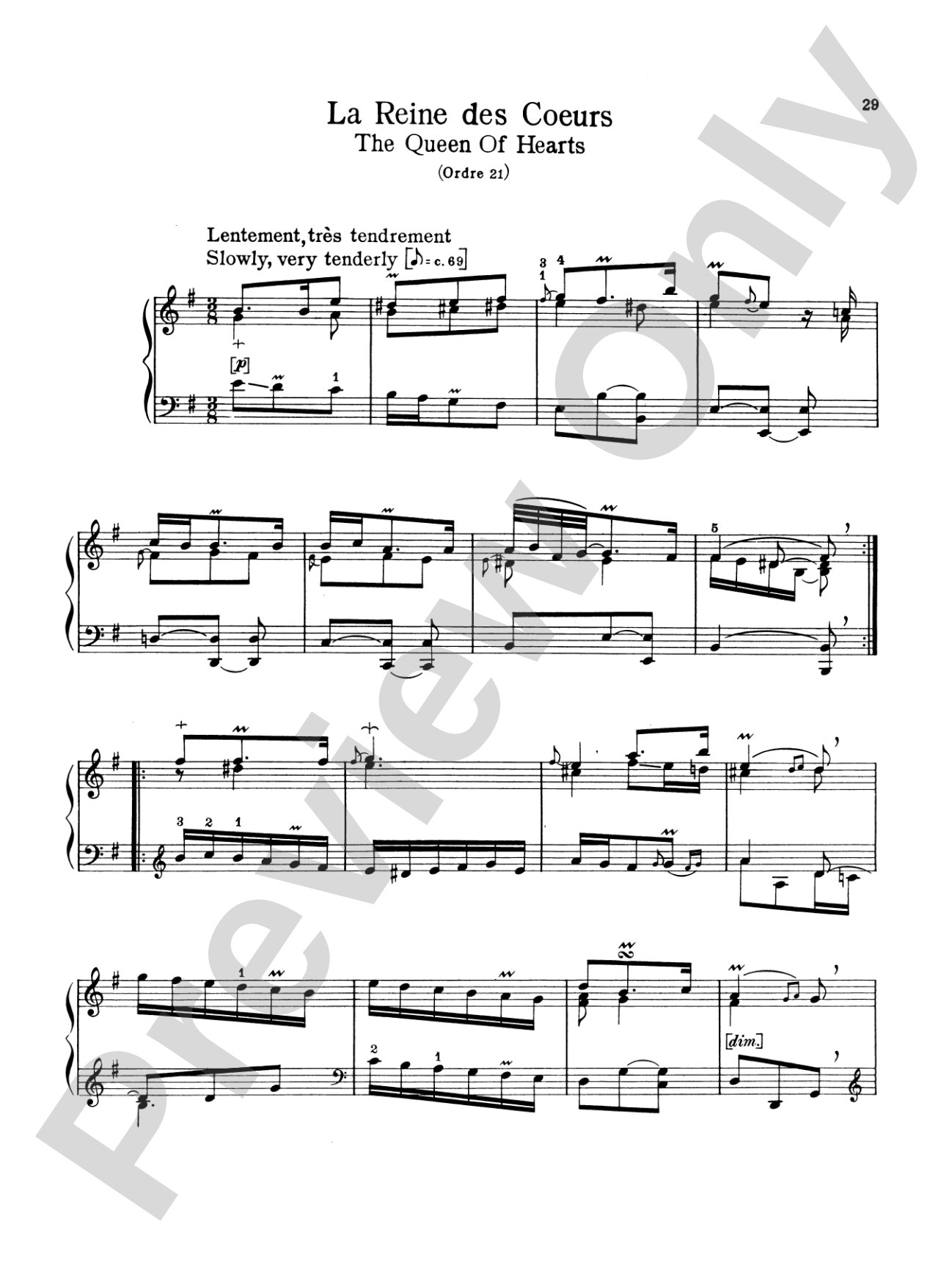 Couperin: The Graded Couperin (Ed. Marthe Motchane)