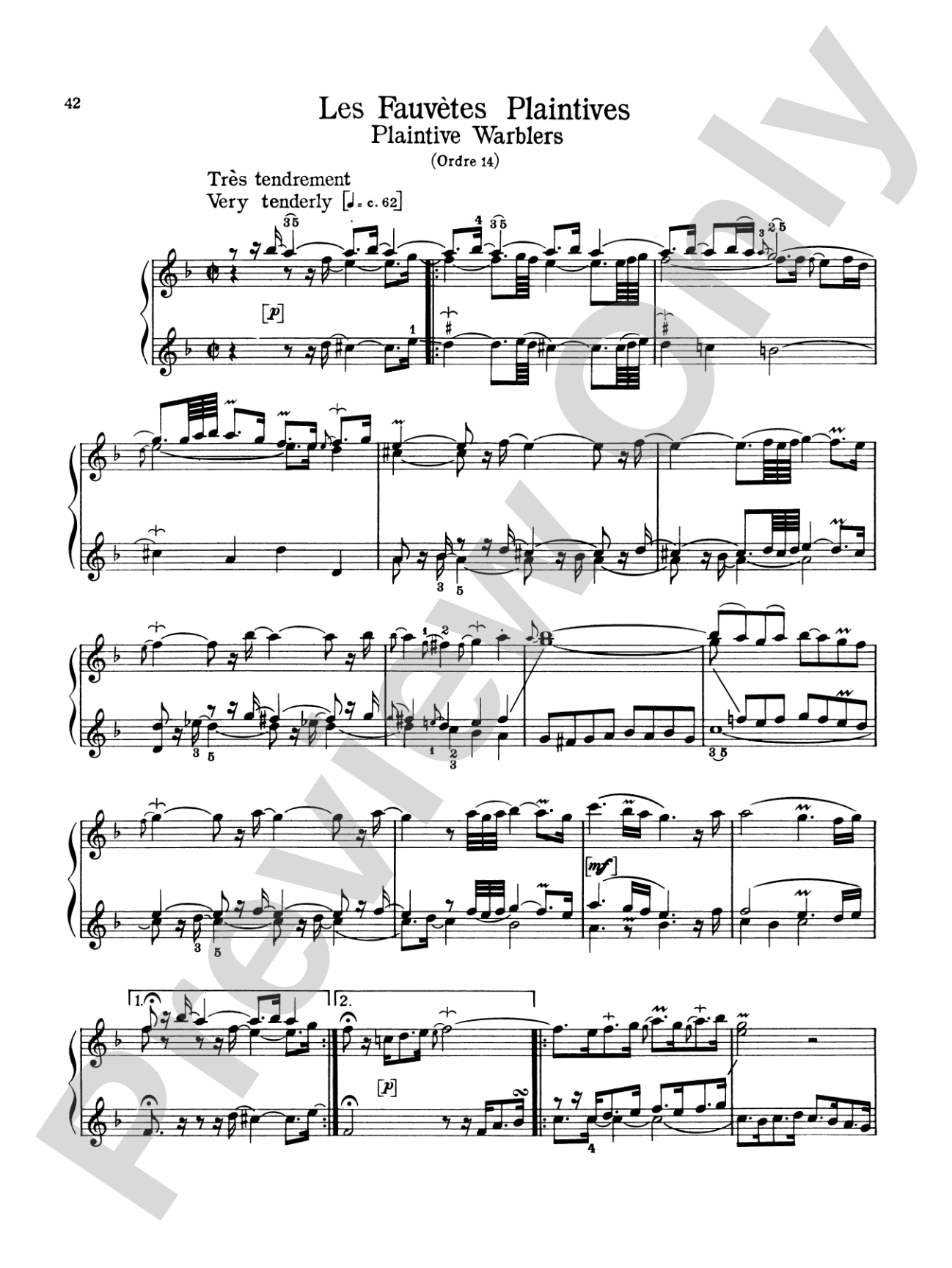 Couperin: The Graded Couperin (Ed. Marthe Motchane)