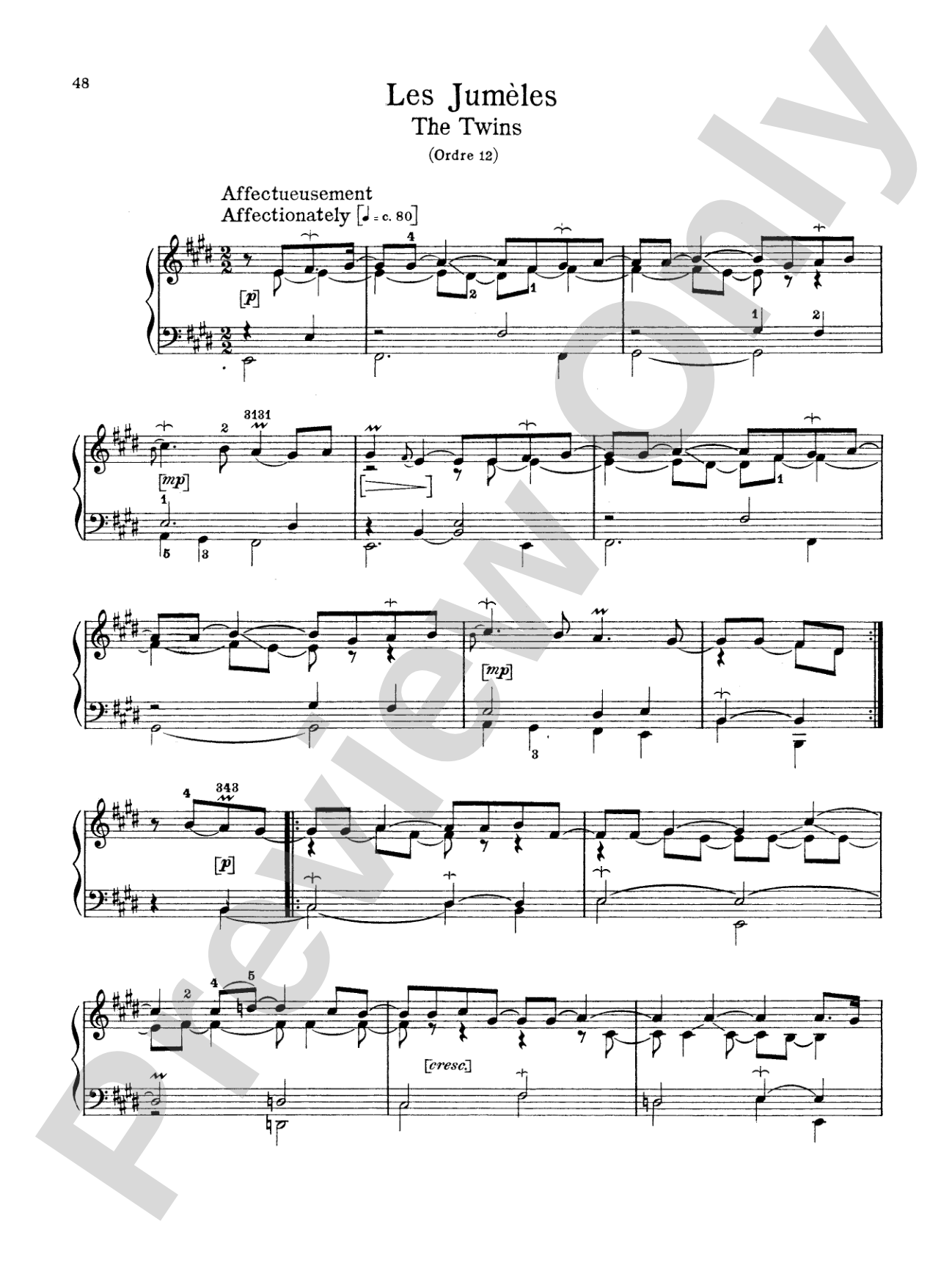 Couperin: The Graded Couperin (Ed. Marthe Motchane)