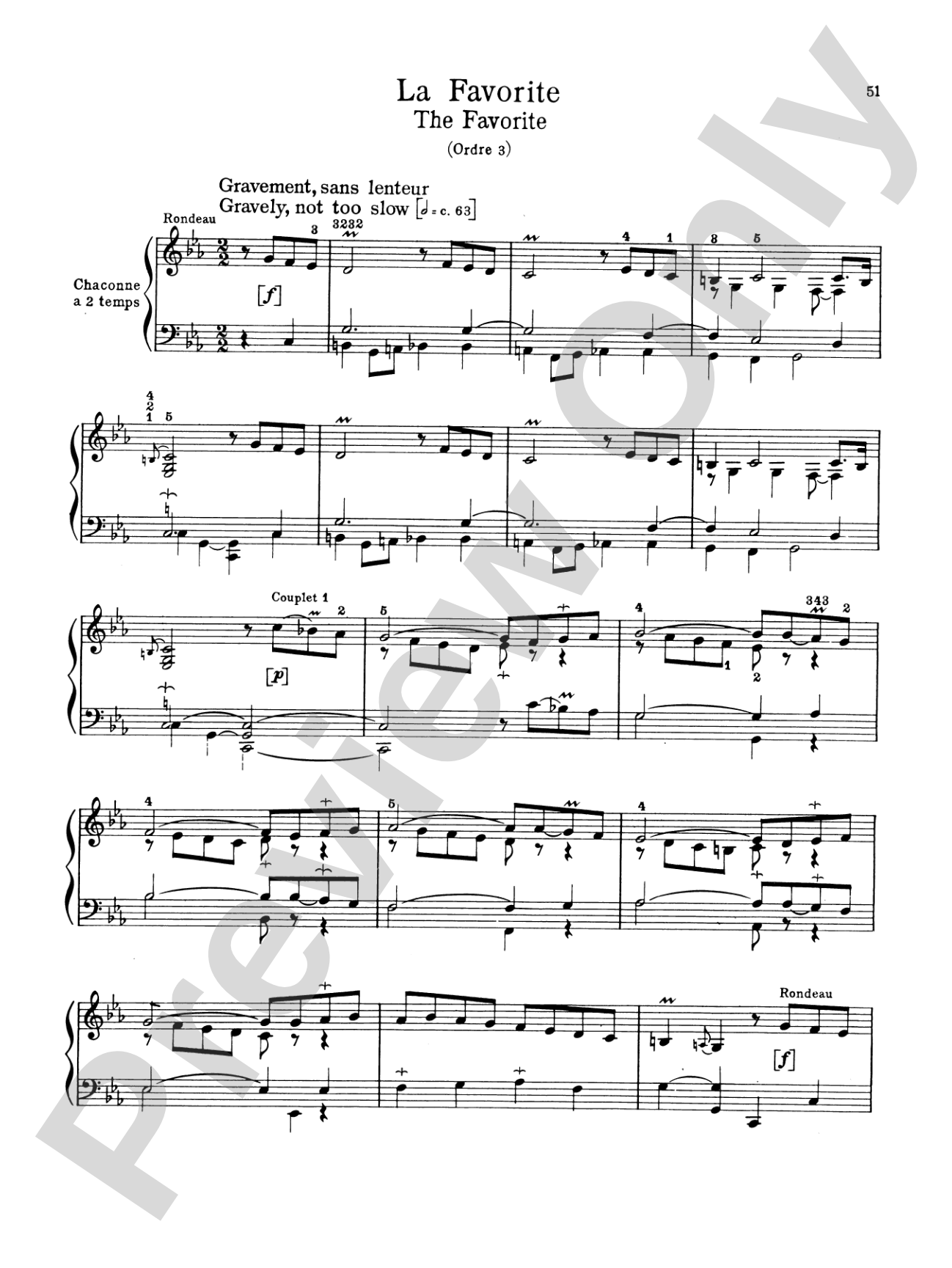 Couperin: The Graded Couperin (Ed. Marthe Motchane)