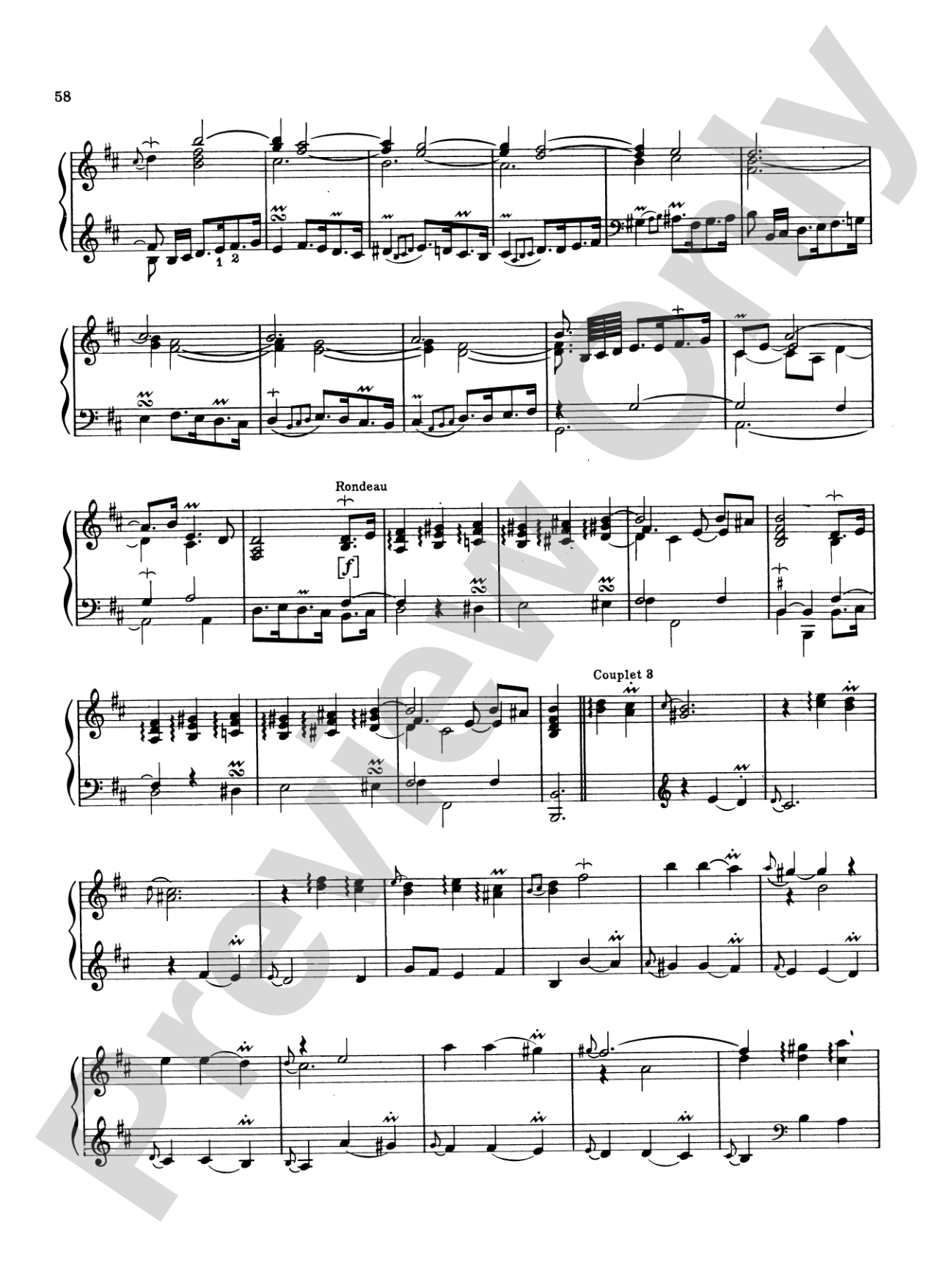 Couperin: The Graded Couperin (Ed. Marthe Motchane)