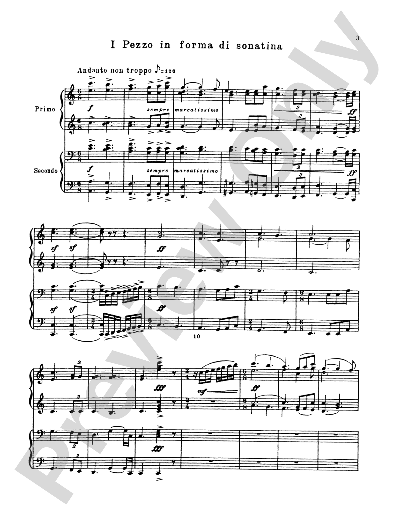 Tchaikovsky: Serenade, Op. 48: Piano Duet (1 Piano, 4 Hands) Book