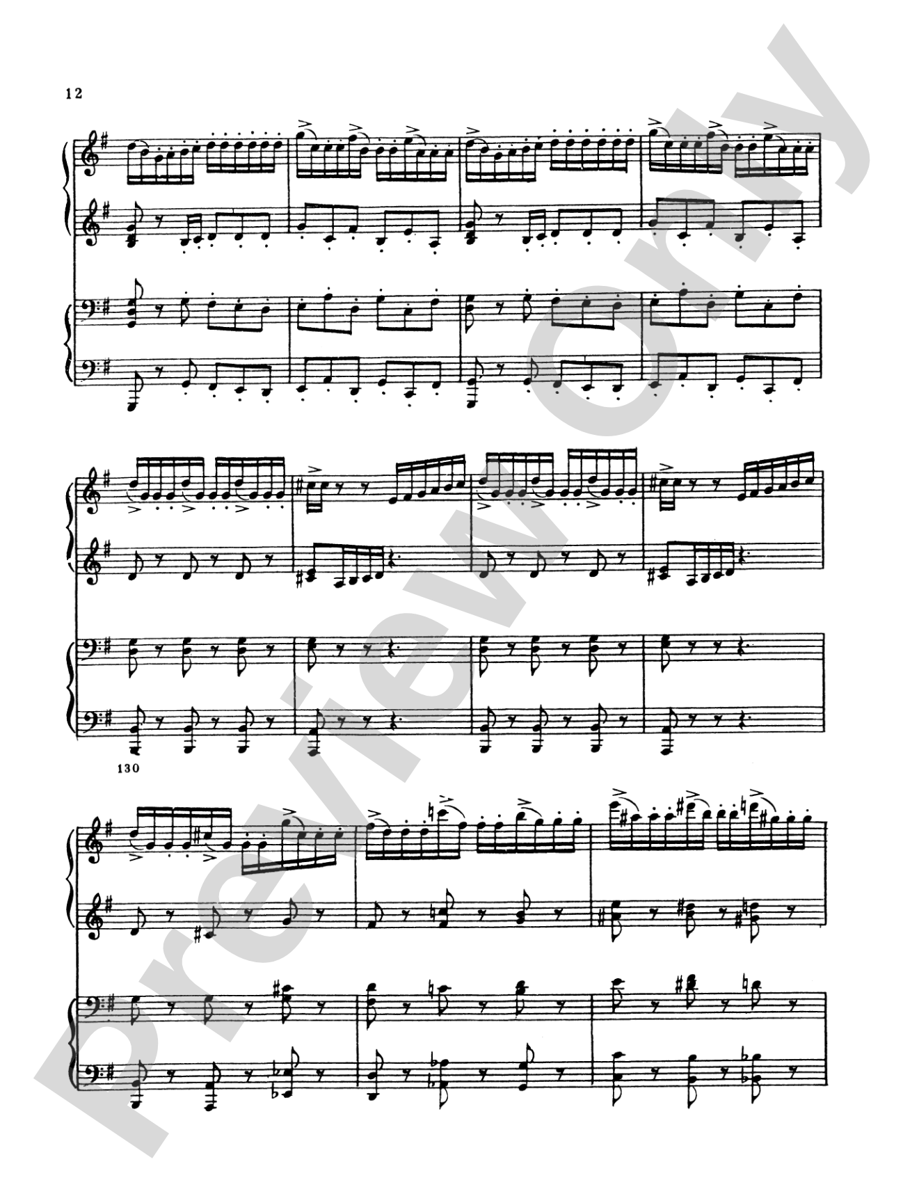 Tchaikovsky: Serenade, Op. 48: Piano Duet (1 Piano, 4 Hands) Book