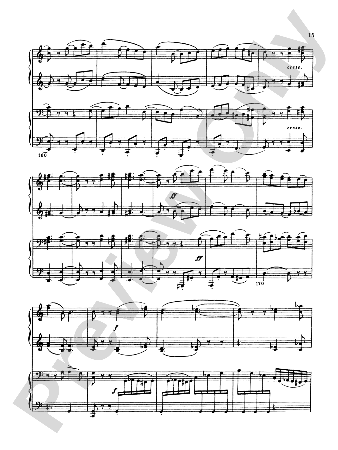 Tchaikovsky: Serenade, Op. 48: Piano Duet (1 Piano, 4 Hands) Book