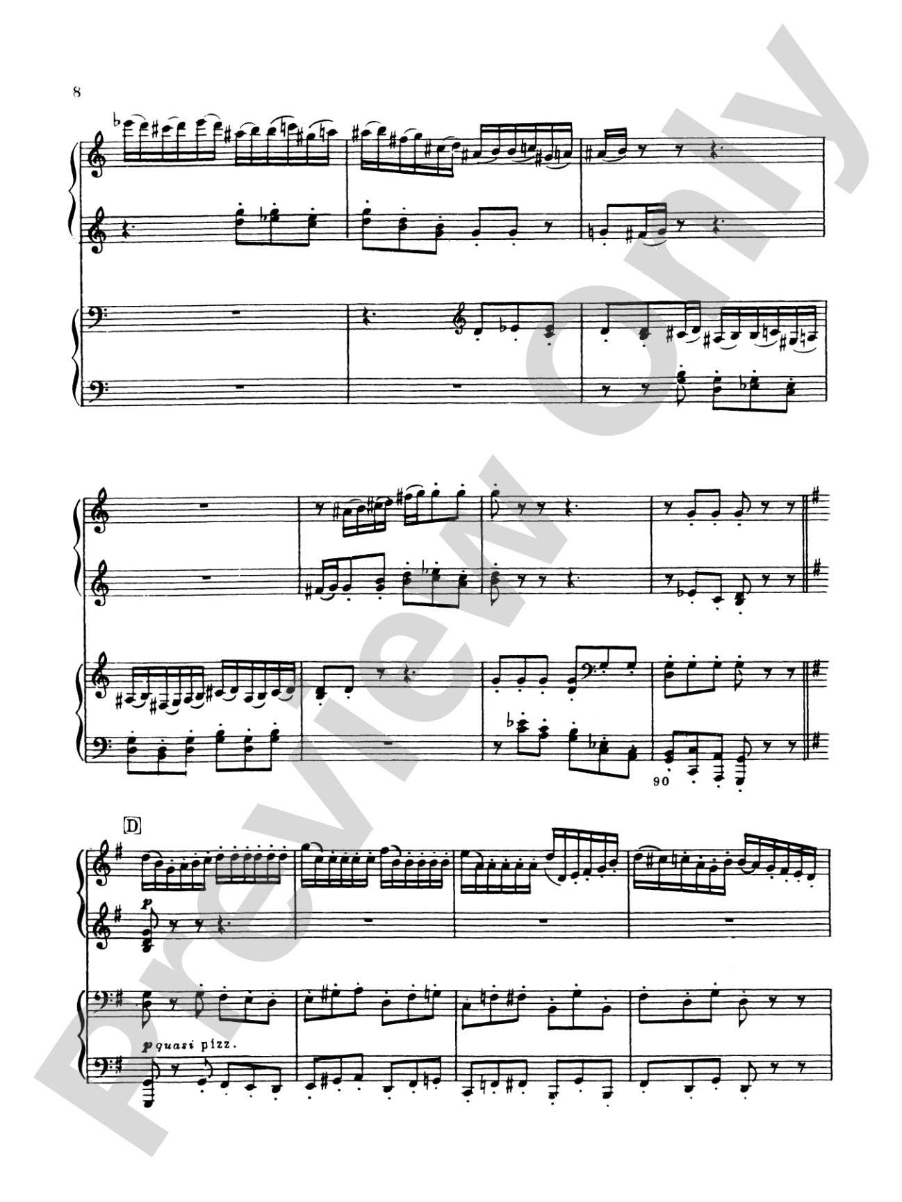 Tchaikovsky: Serenade, Op. 48: Piano Duet (1 Piano, 4 Hands) Book