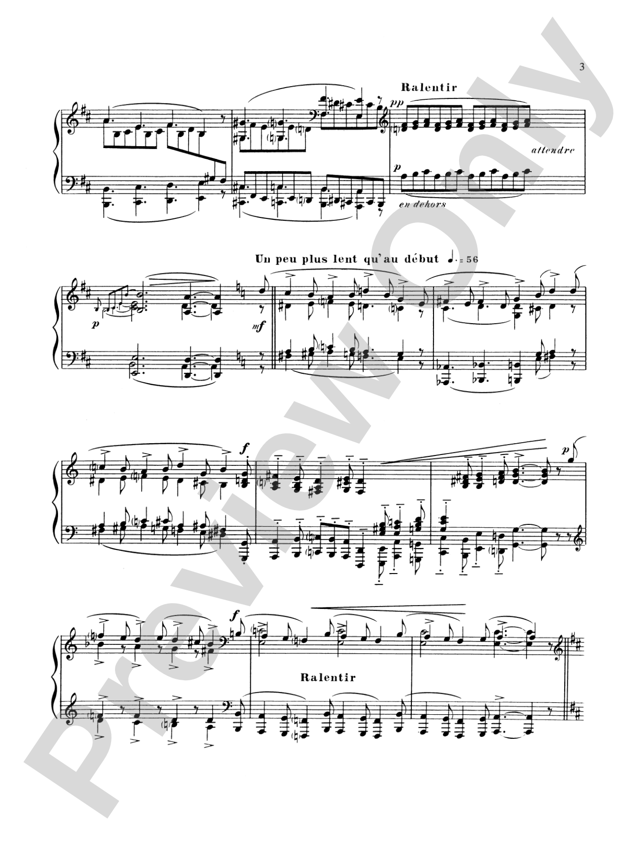 Satie: Five Nocturnes: Piano