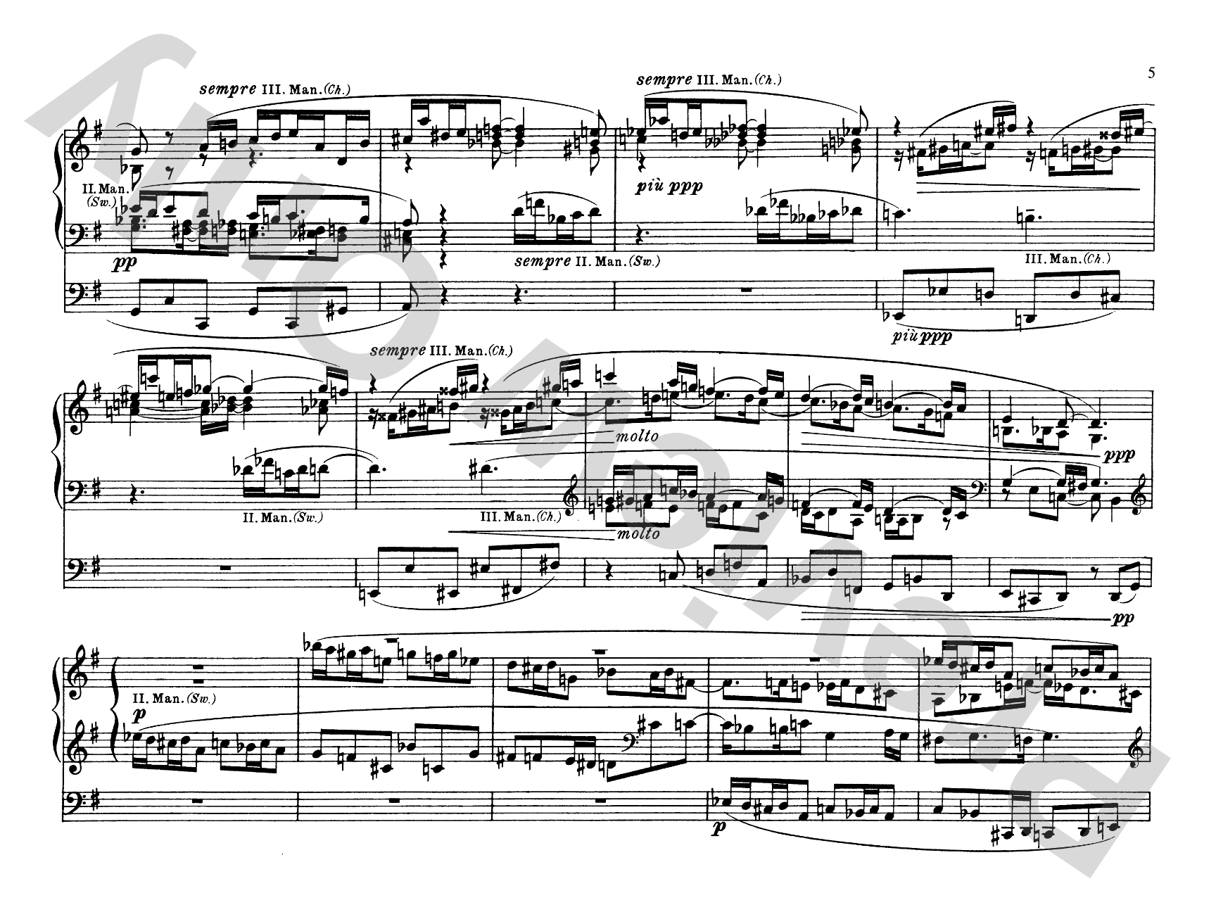 Reger: Twelve Pieces for Organ, Op. 80: Organ Comb Bound Book