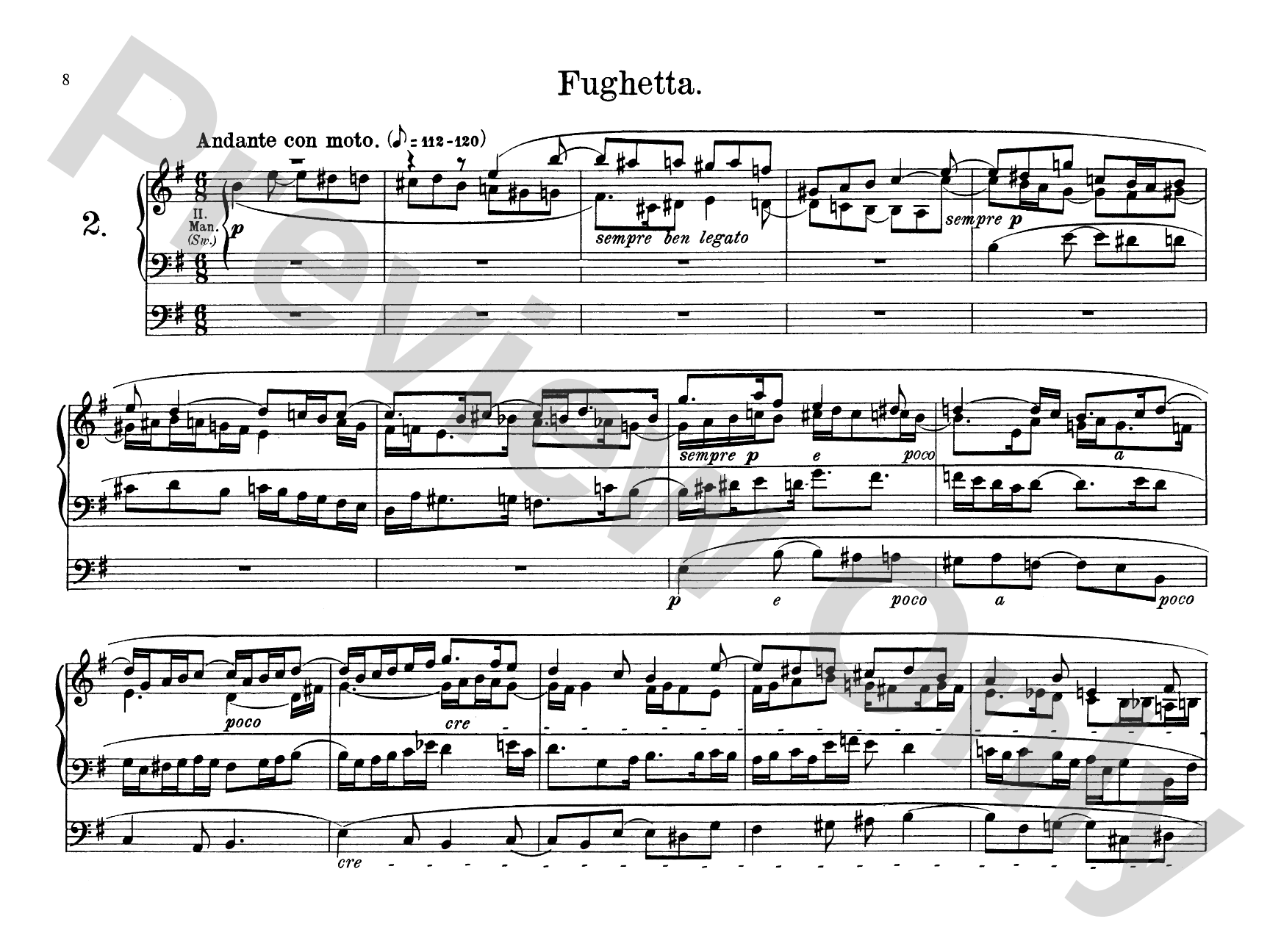 Reger: Twelve Pieces for Organ, Op. 80