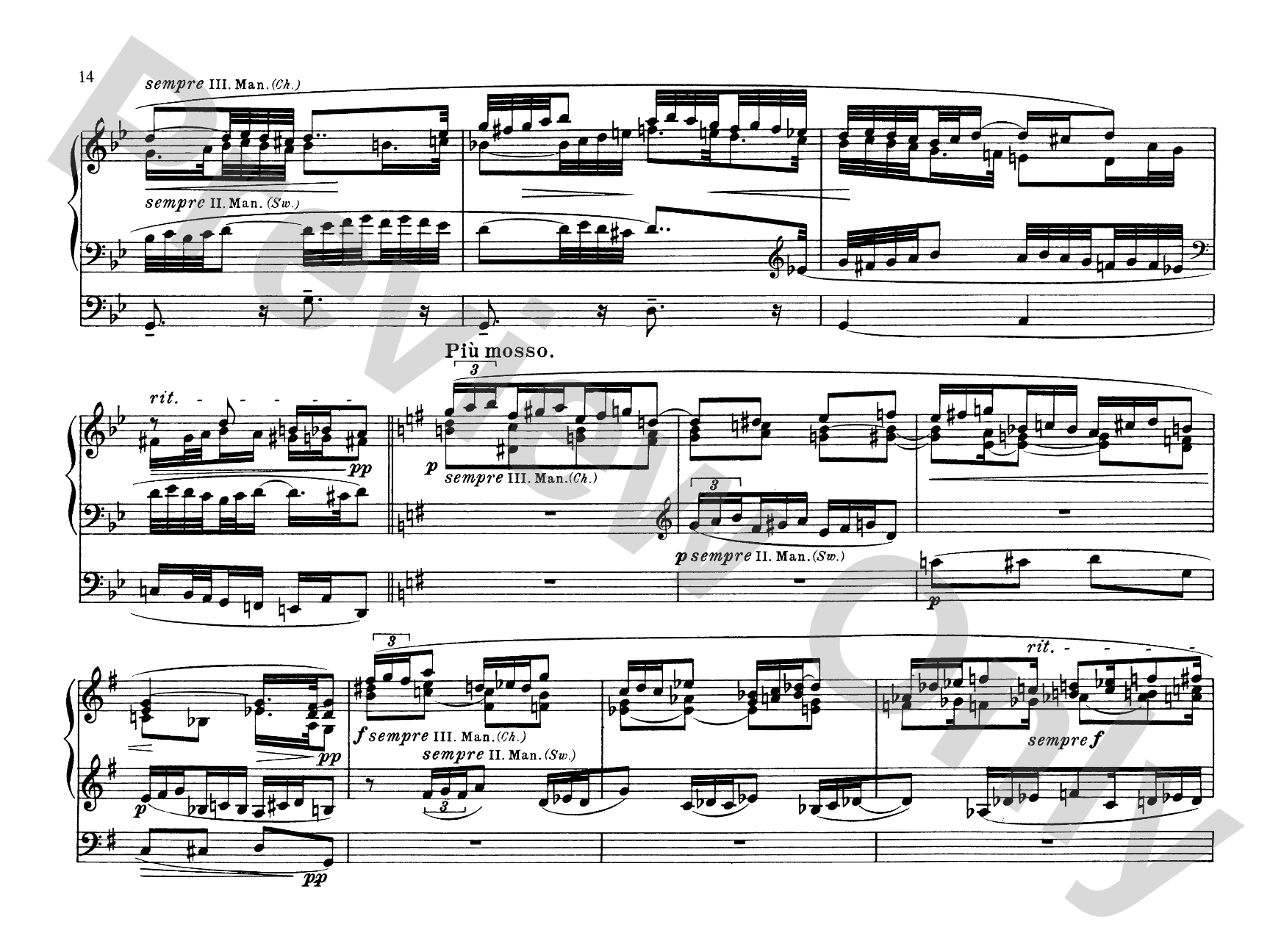 Reger: Twelve Pieces for Organ, Op. 80