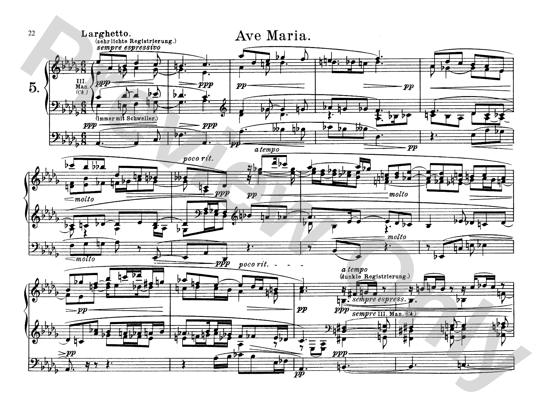 Reger: Twelve Pieces for Organ, Op. 80