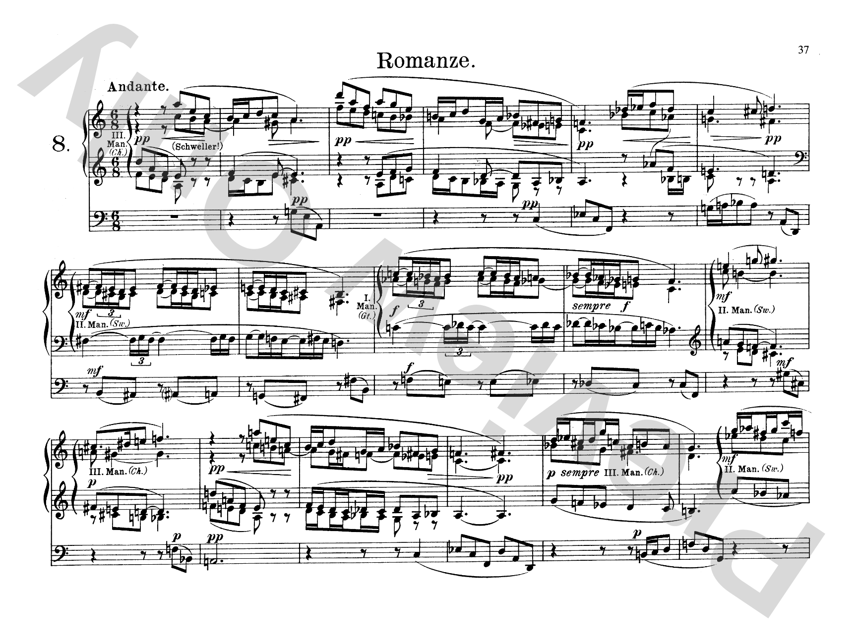Reger: Twelve Pieces for Organ, Op. 80