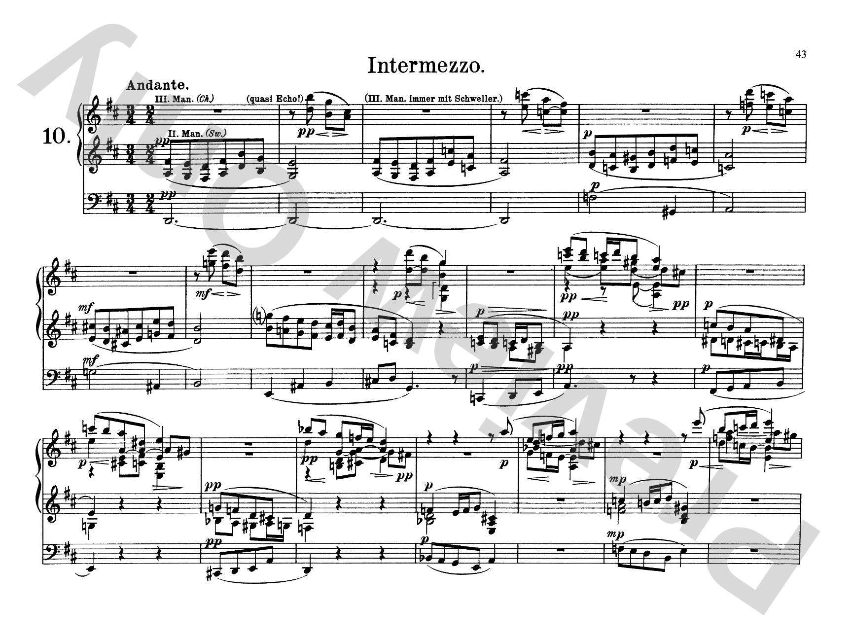Reger: Twelve Pieces for Organ, Op. 80