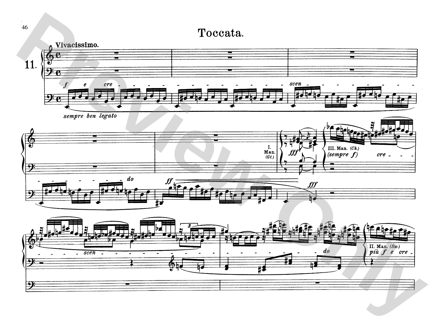 Reger: Twelve Pieces for Organ, Op. 80