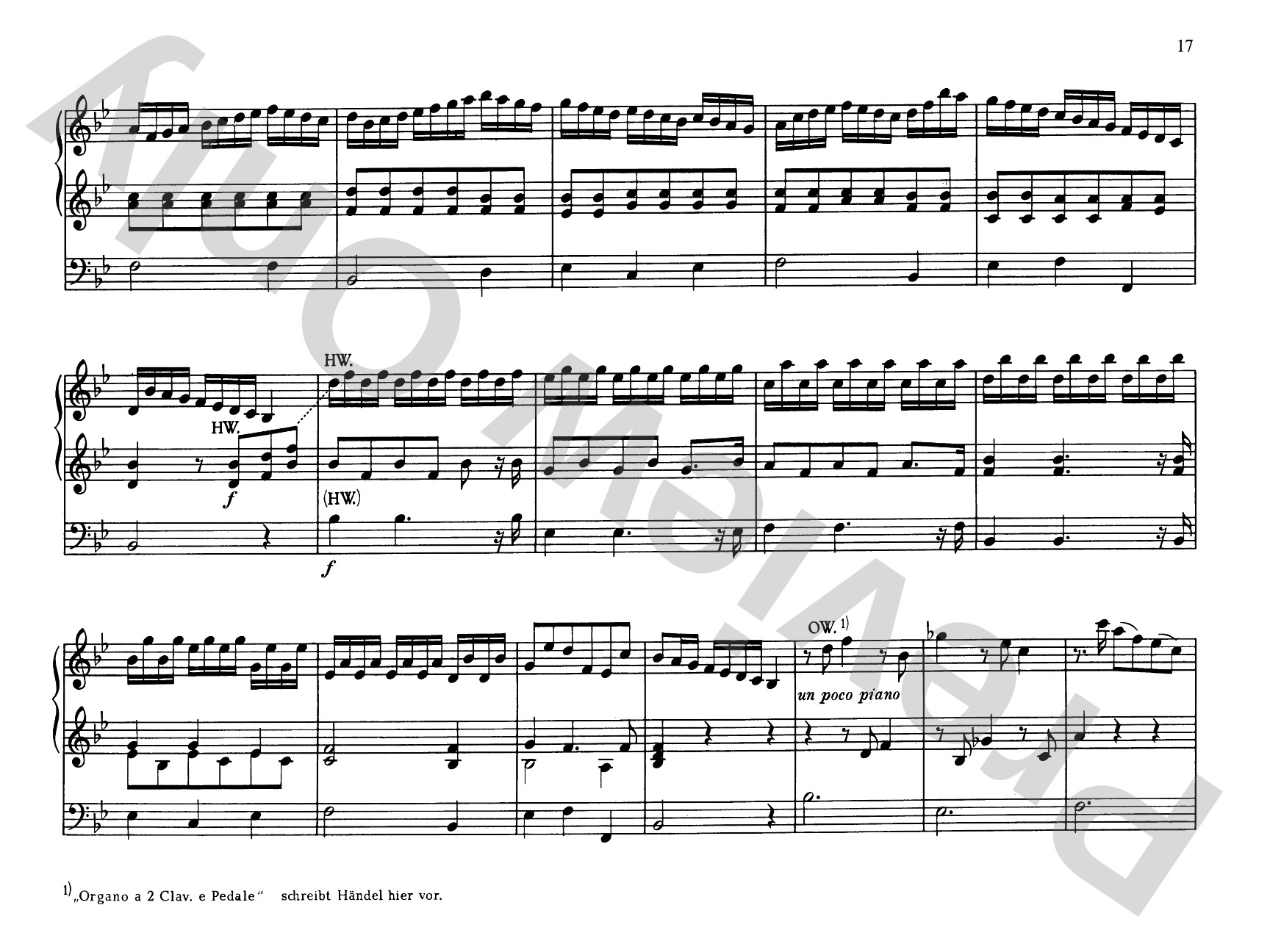Handel: Six Organ Concerti, Op. 7, Nos. 7-12: Organ Comb Bound Book