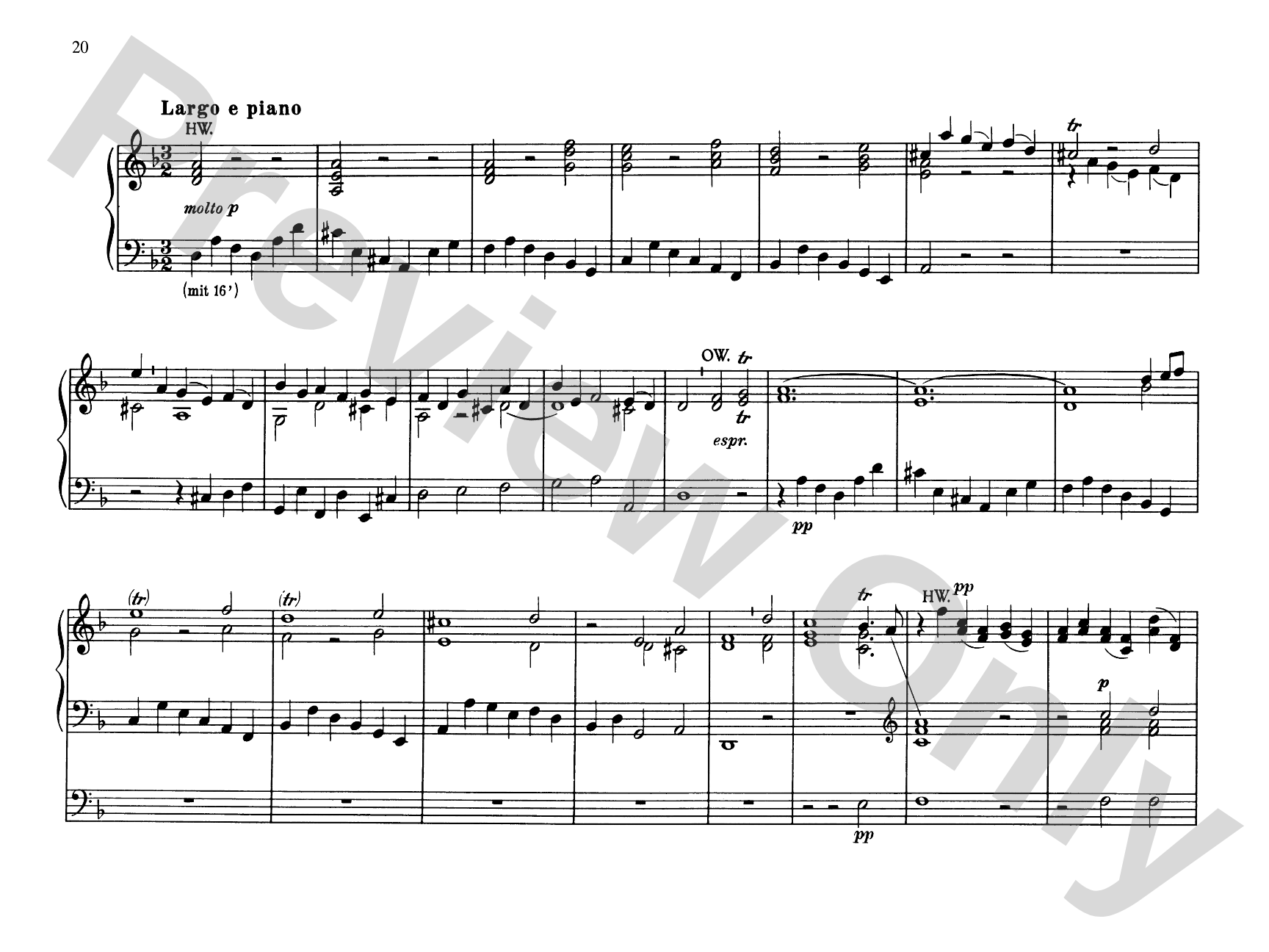 Handel: Six Organ Concerti, Op. 7, Nos. 7-12: Organ Comb Bound Book