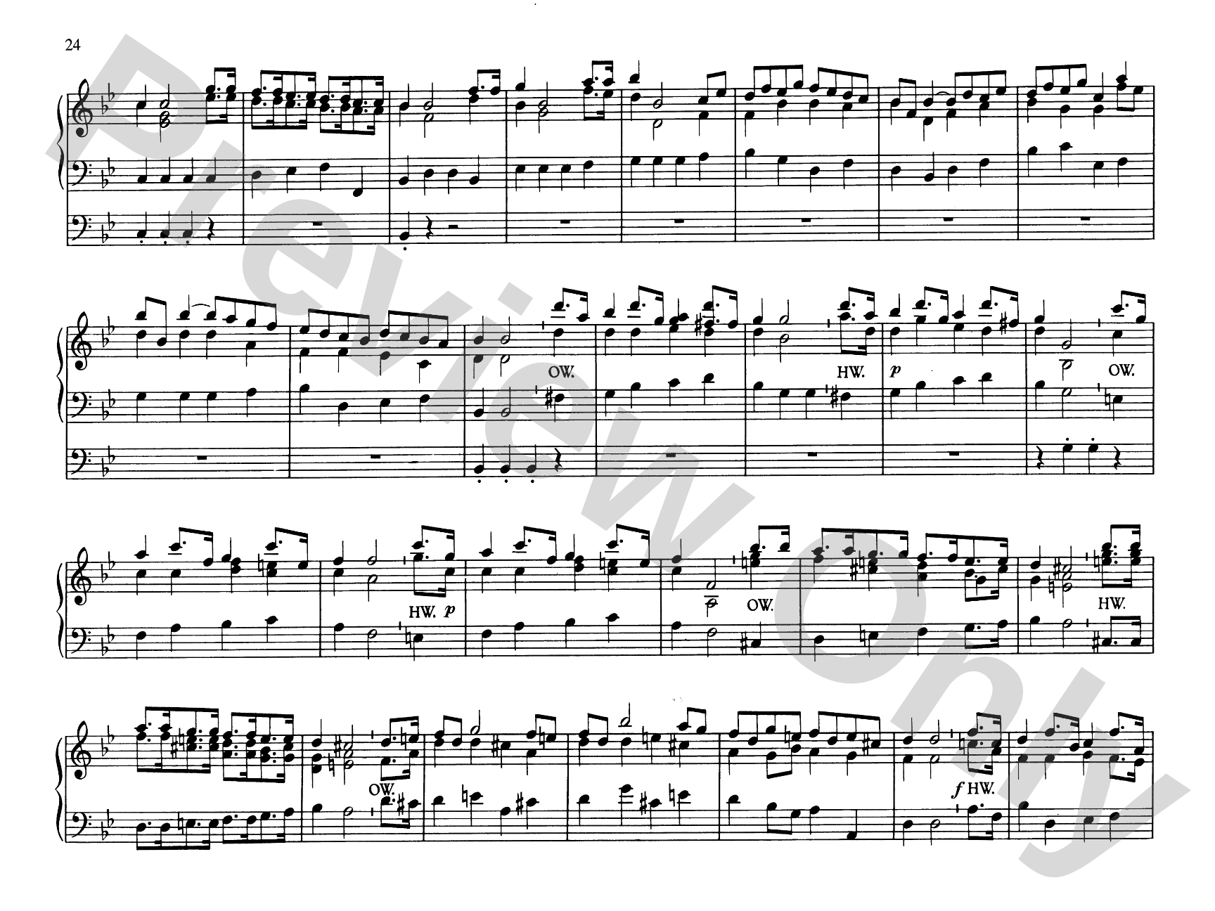 Handel: Six Organ Concerti, Op. 7, Nos. 7-12: Organ Comb Bound Book